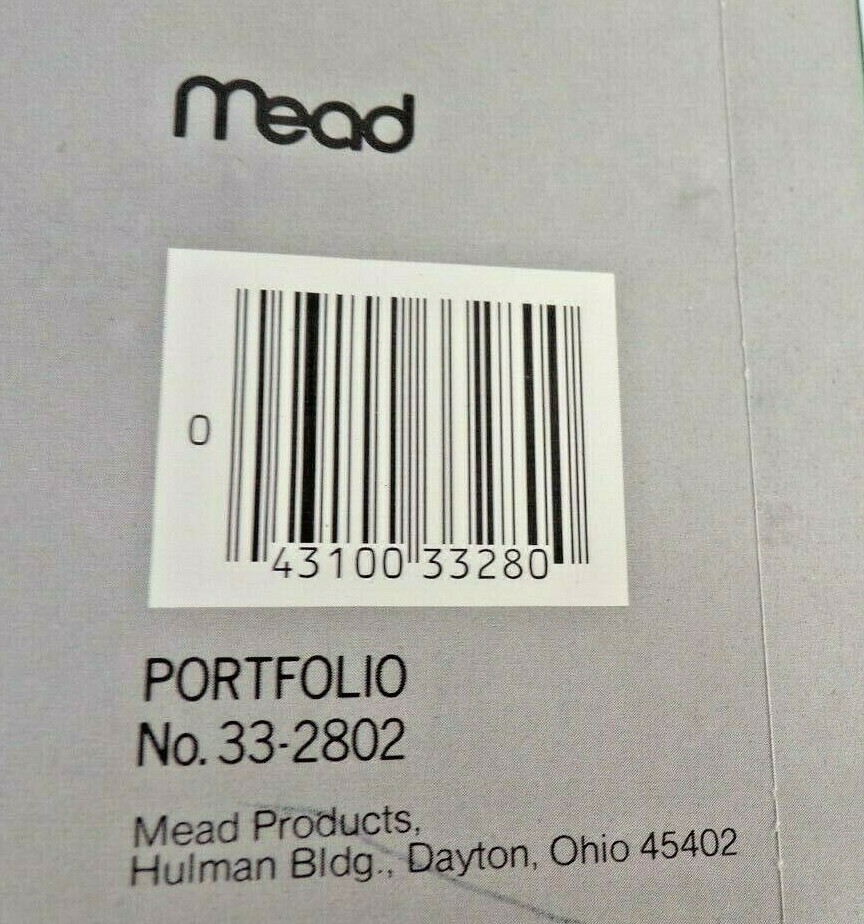 Vintage Mead Portfolio Paper Folder 33-2802 Friends of the Earth David Brower
