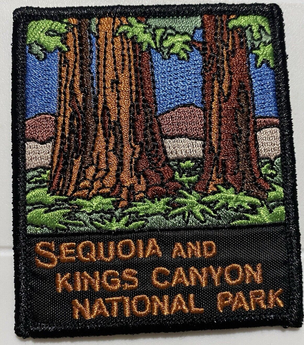 Sequoia and Kings Canyon National Park Giant Redwood Tree Embroidered Patch