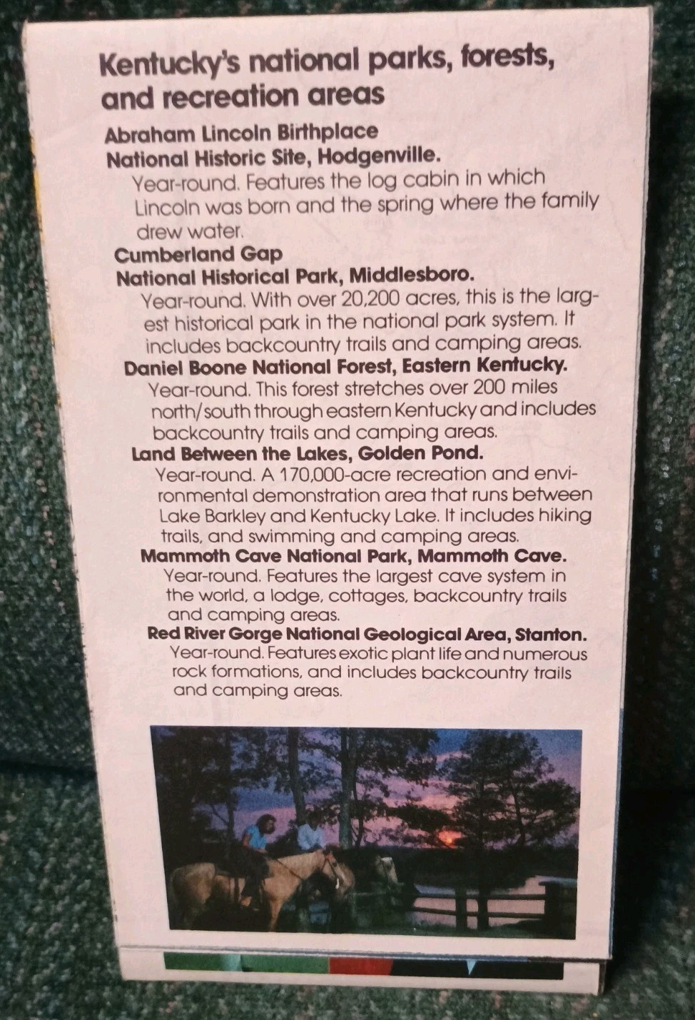 1980s Vintage KENTUCKY LAKE Maps Vacation Guide & Brochures