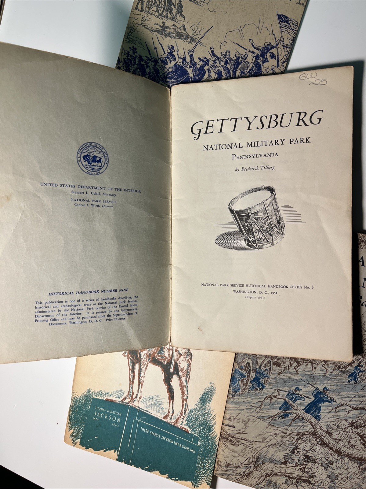 VTG National Park Service Historical Handbooks, Set Of 6, Reprints 1961