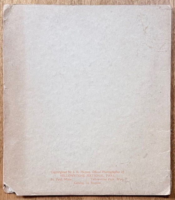 Gems of Yellowstone National Park 24 6 x 3.5″ Photos 1923 SC