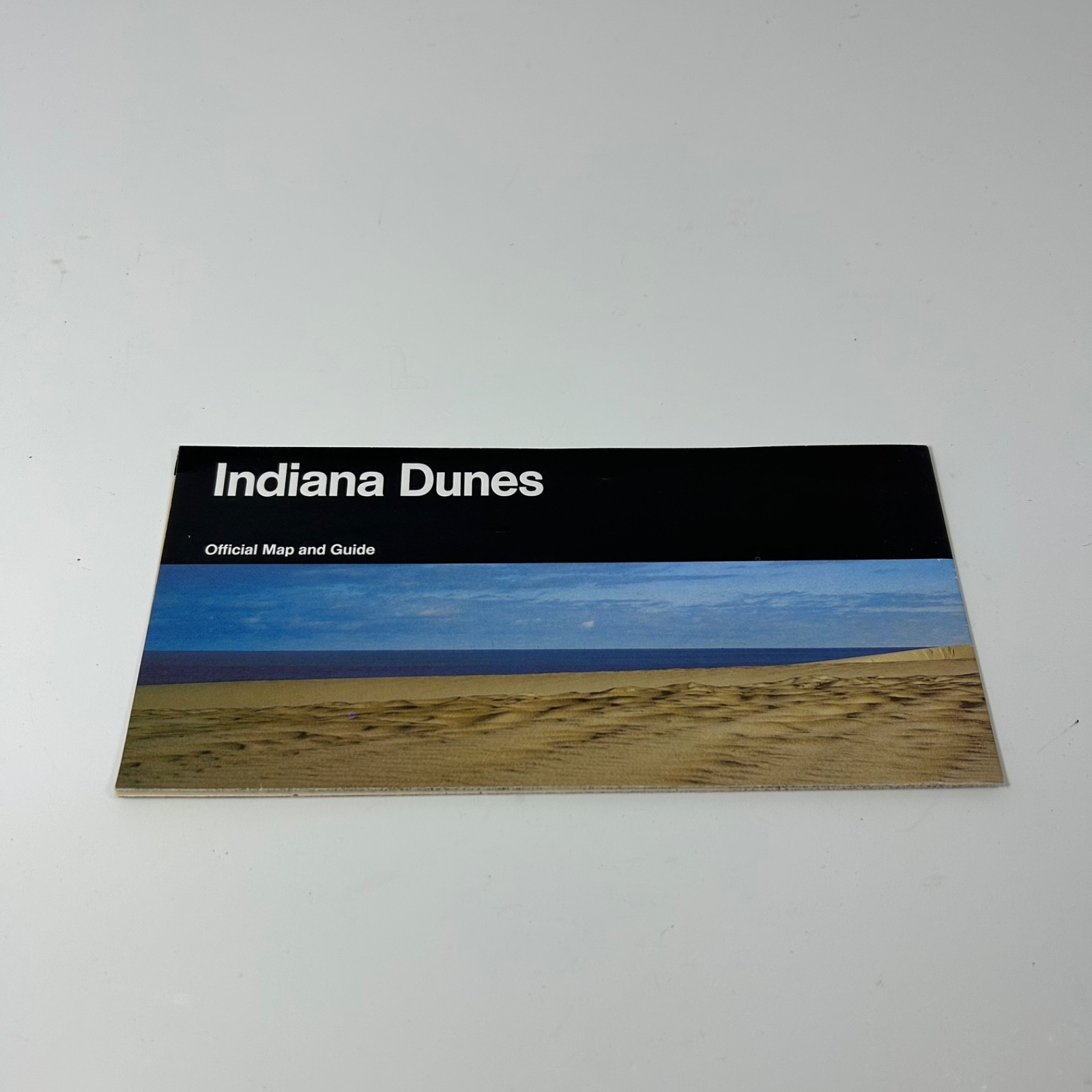 1995 Indiana Dunes Lakeshore National Park Service Travel Brochure Map Color OOP