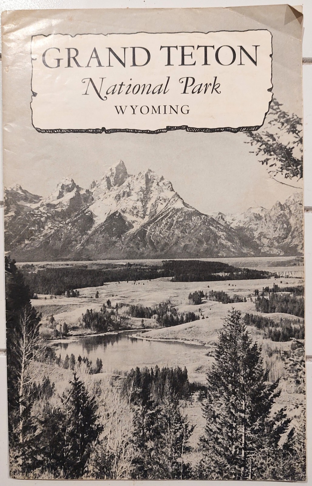 1951 Grand Teton Nation Park Guide Pamphlet Booklet Promo Wyoming