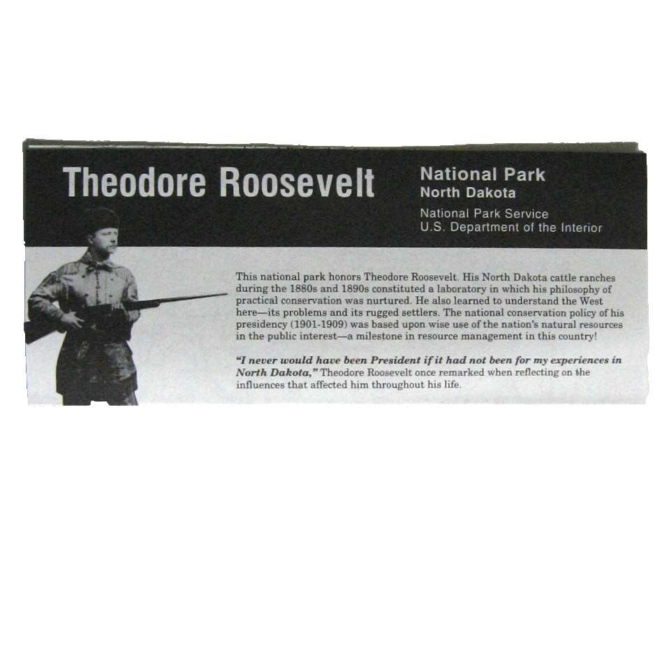 4 NPS Brochures Theodore Roosevelt National Park North Dakota