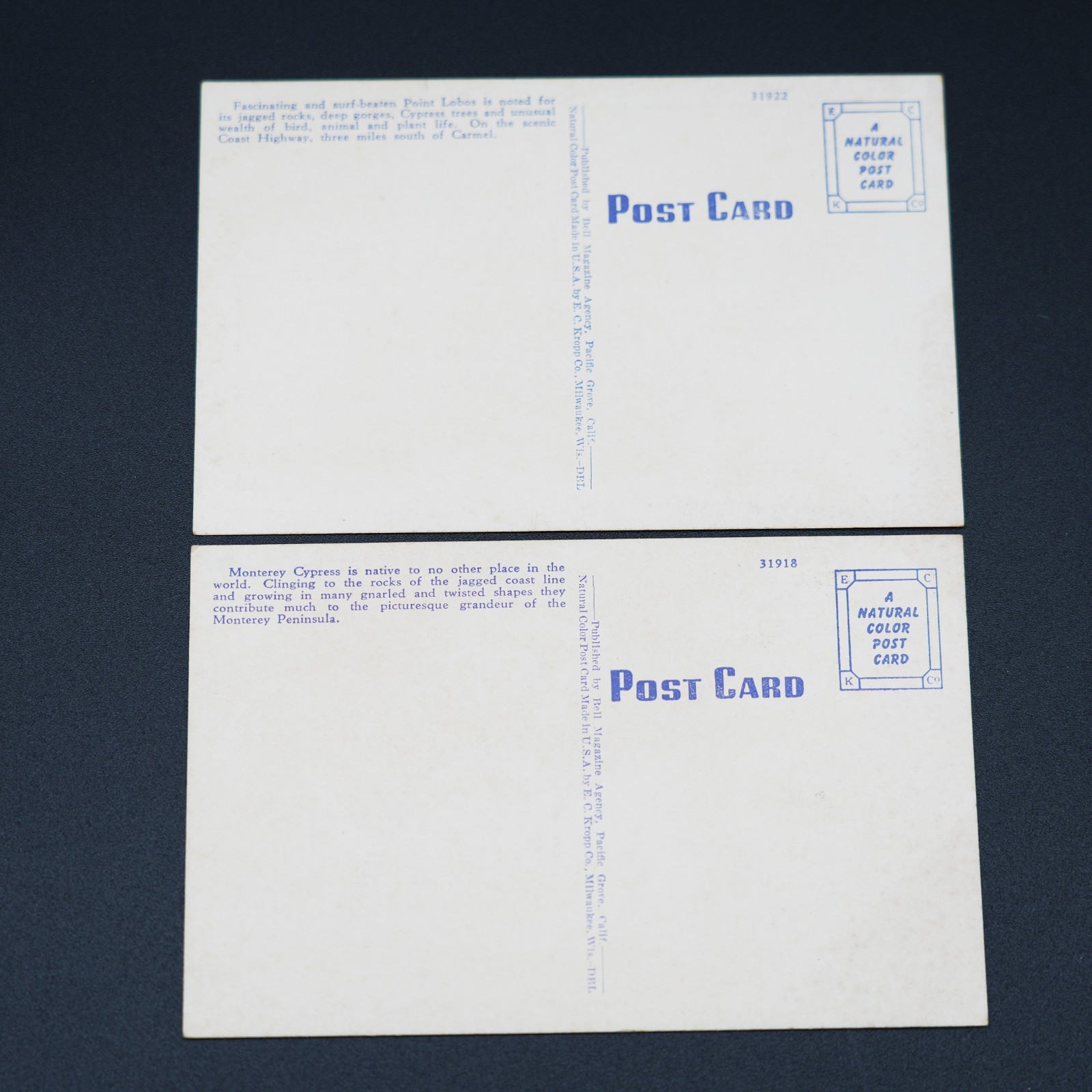Vintage National Parks Lot Yosemite 1953 Brochure Carlsbad Caverns 12 Postcards