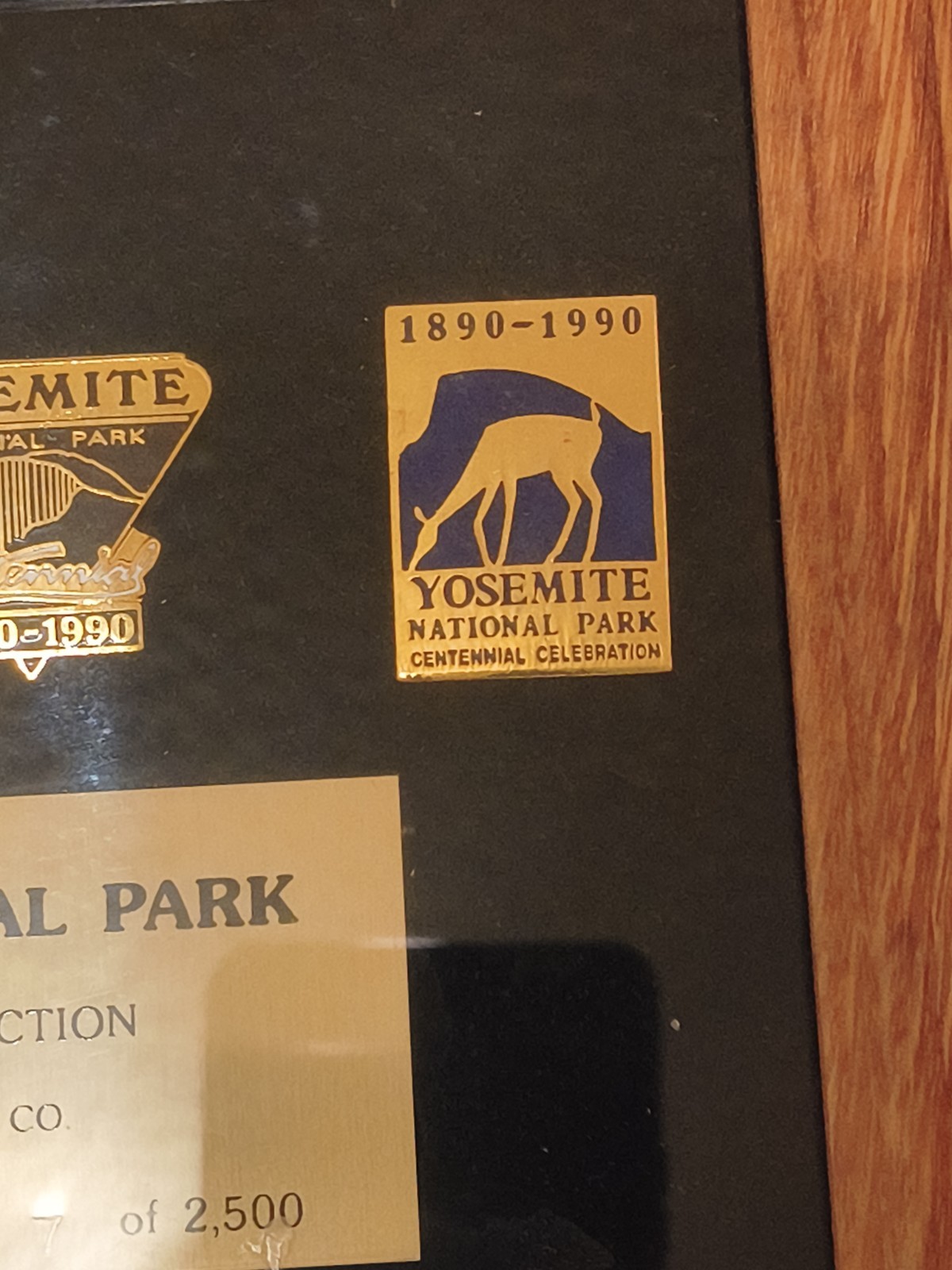 1890-1990 Yosemite National Park Centennial pin Collection – 87/2500 –