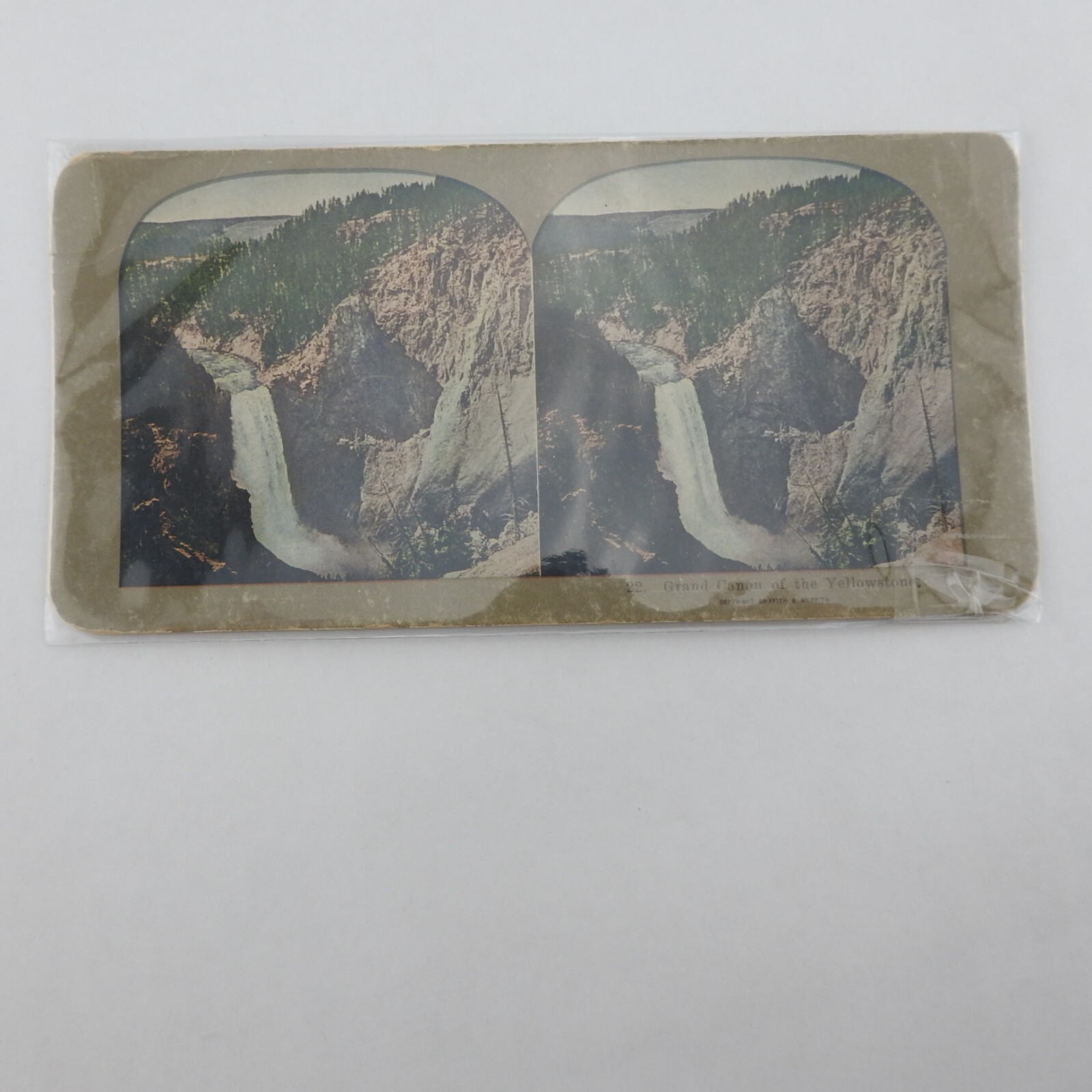 Vintage Yellowstone National Park Ephemera Mixed Lot Papers Postcard View Master