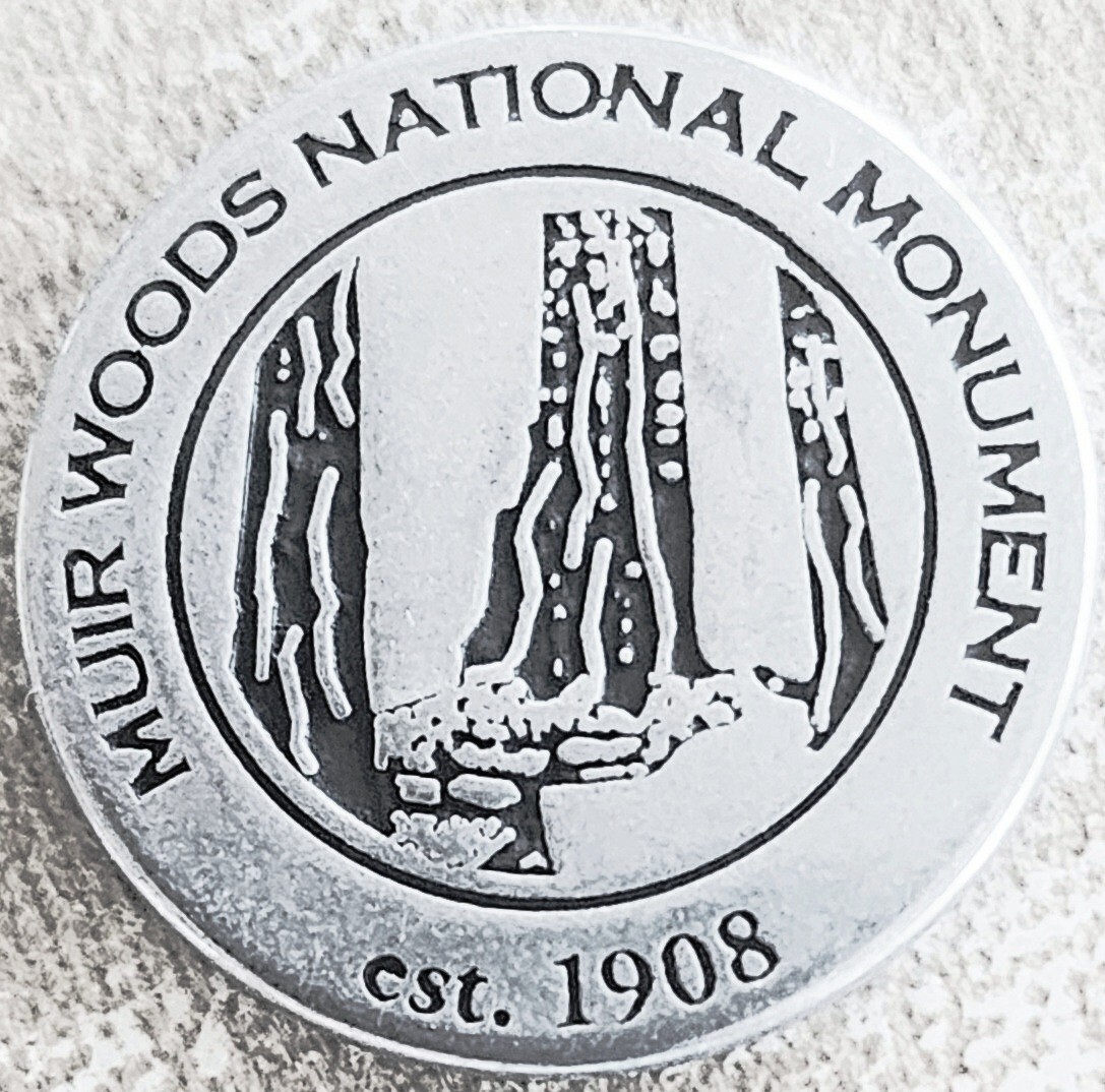 MUIR WOODS NATIONAL MONUMENT – DISCONTINUED PARK TOKEN – CALIFORNIA