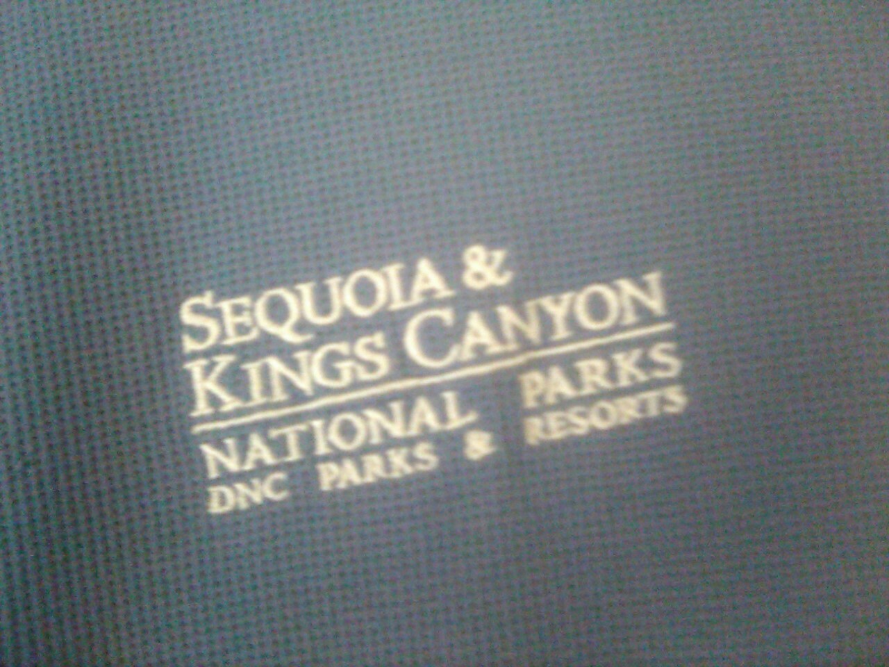 SEQUOIA KINGS CANYON NATIONAL PARKS DNC PARKS AND RESORTS XL BLUE