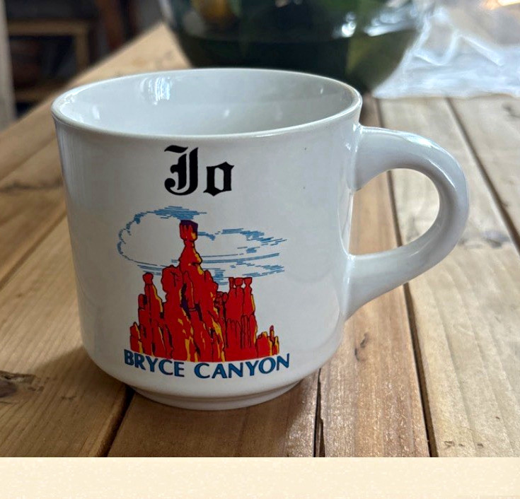 Bryce Canyon National Park Souvenir Ceramic Coffee Mug “Jo” National Parks