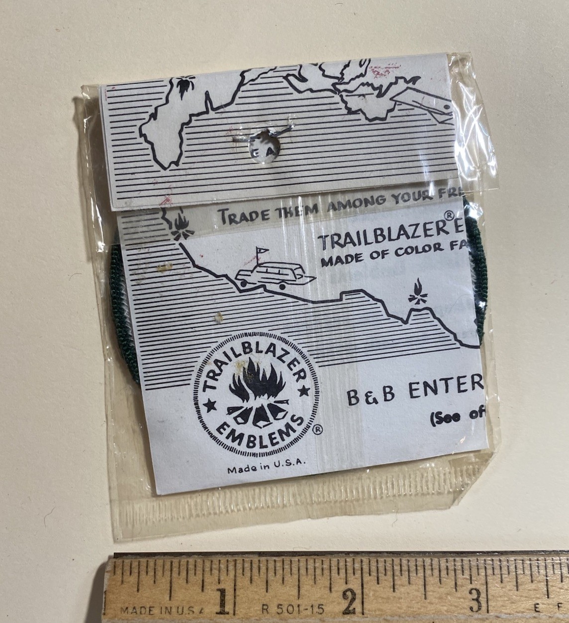 NIP Shenandoah National Park Skyline Drive Round Trailblazer Emblem Patch badge