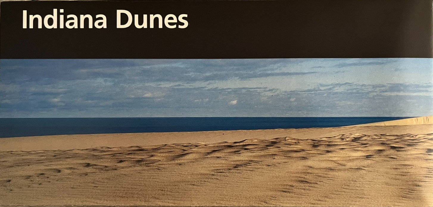 Vintage 2006 INDIANA DUNES LAKESHORE NATIONAL PARK SERVICE UNIGRID BROCHURE/MAP