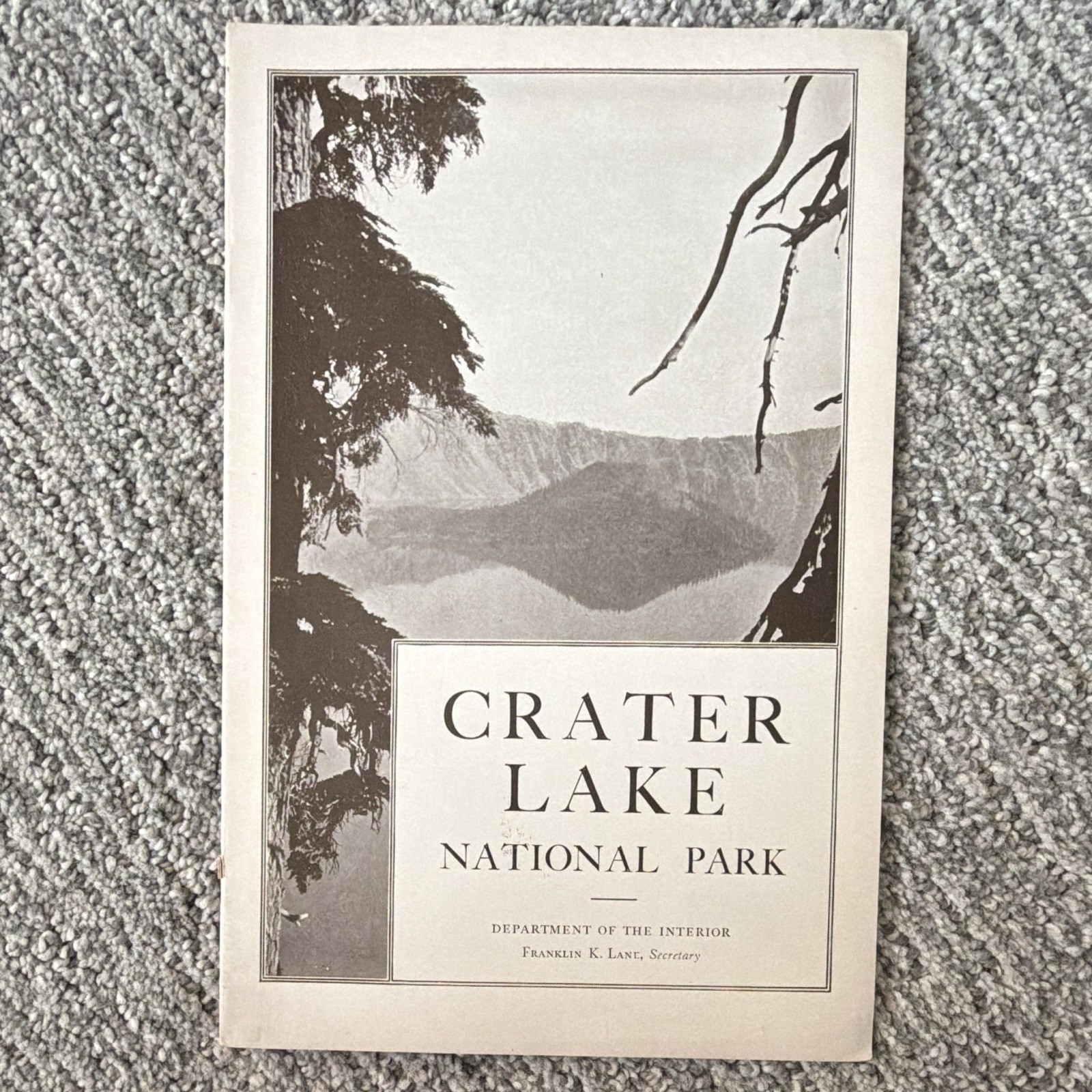 National Parks Portfolio Dept. of the Interior Booklet Set w/ Map 1913-1921