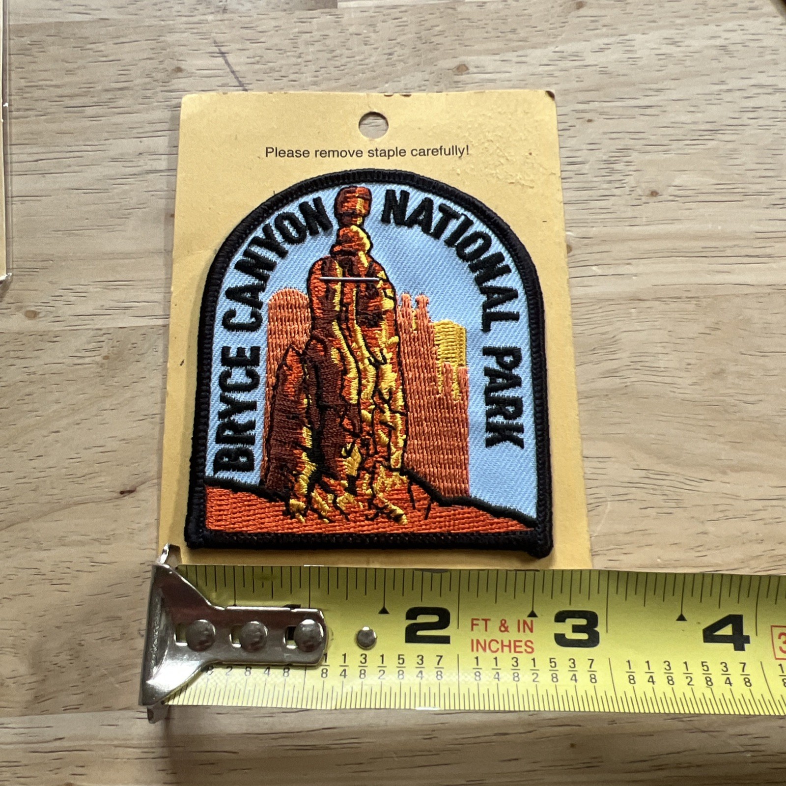 BRYCE CANYON NATIONAL PARK PATCH UTAH TRAVEL SOUVENIR VINTAGE NOS