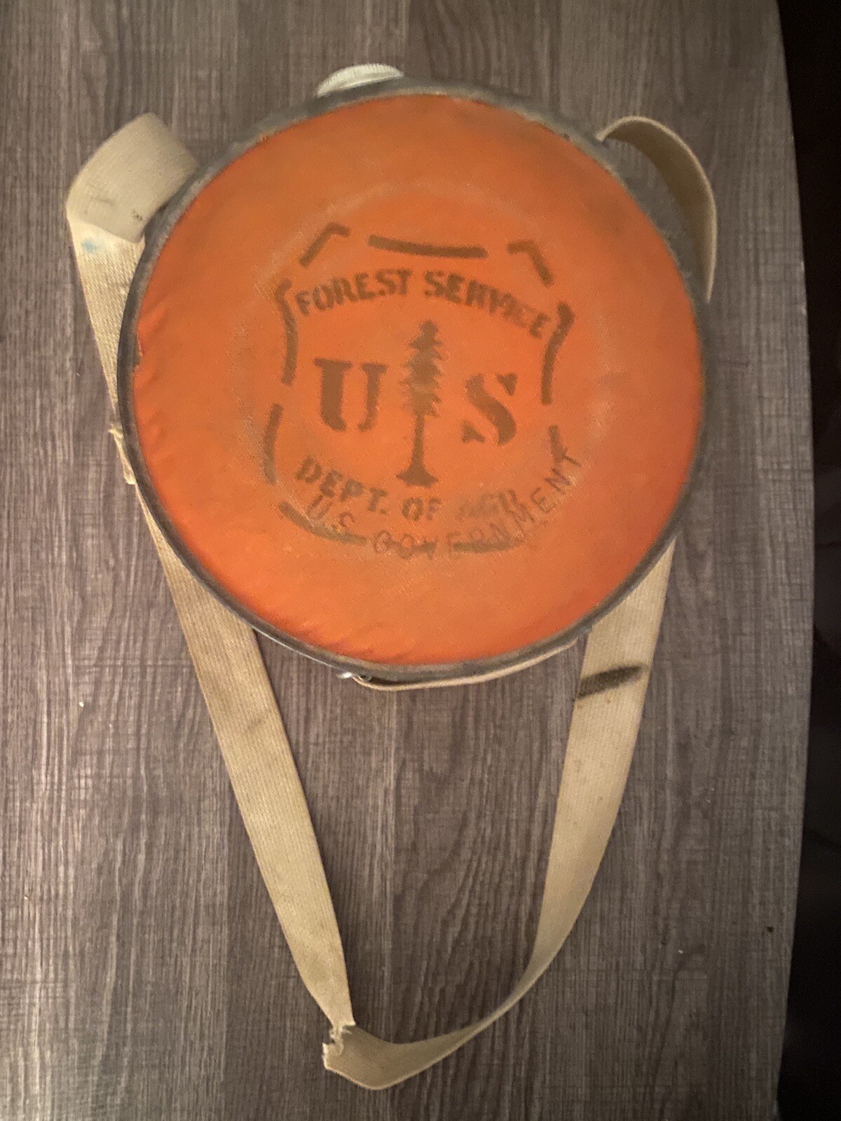 Vintage U.S. Govt Forest Service 4 Qt Oasis Canteen Insulated Canvas Cover USFS