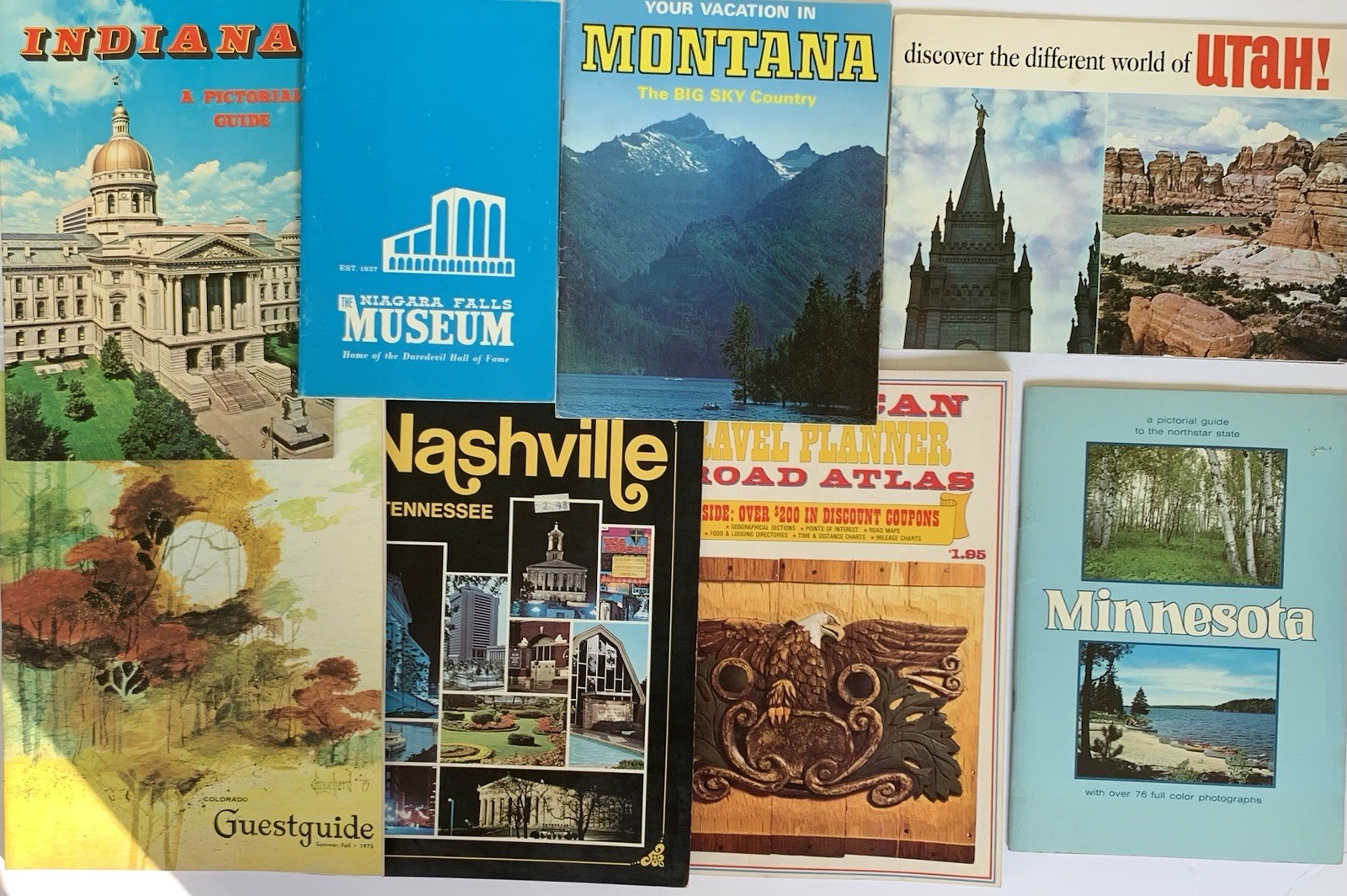Vintage 1970’s Travel Guides National Parks Smithsonian Grand Ole Opry Lot of 25