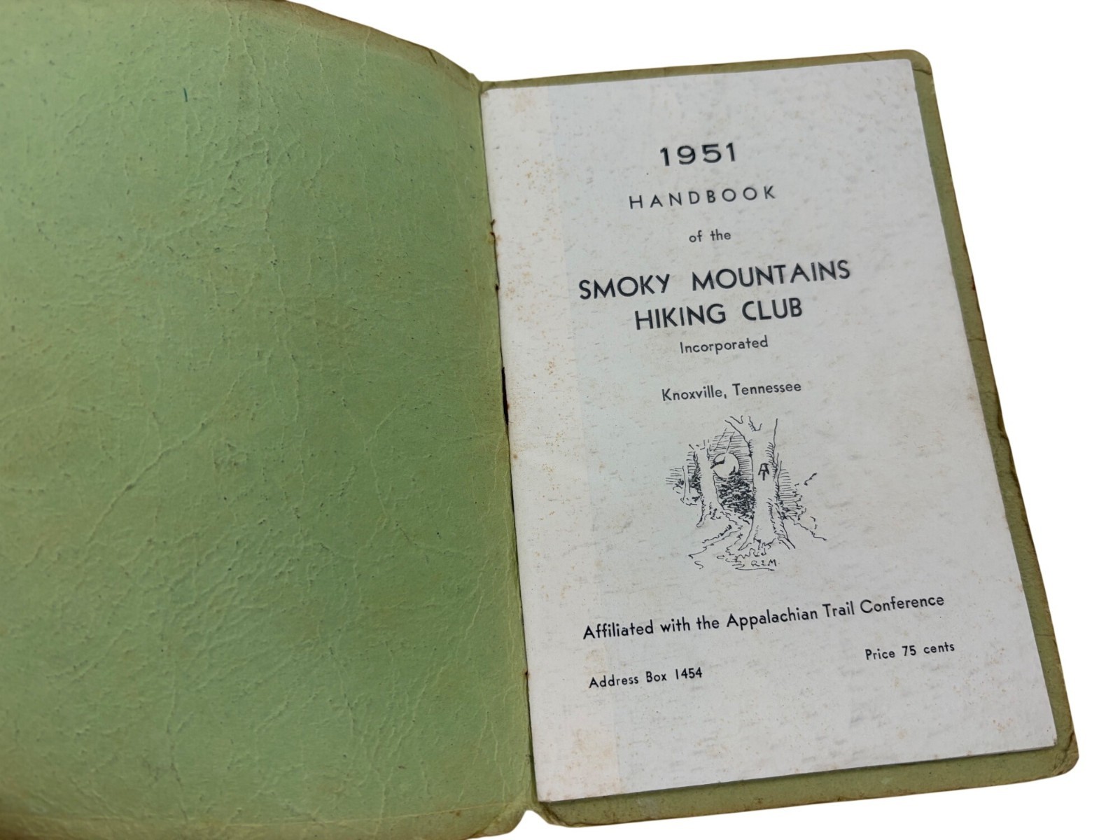 Smoky Mountains Hiking Club Ephemera Lot 1937 1951 1976 1926 Pamphlet Reprint
