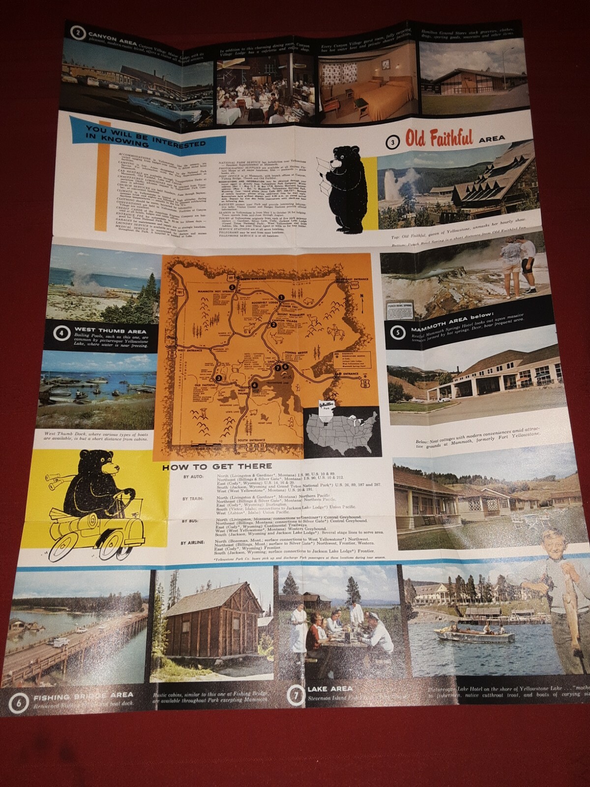 Yellowstone National Park Booklet 1963