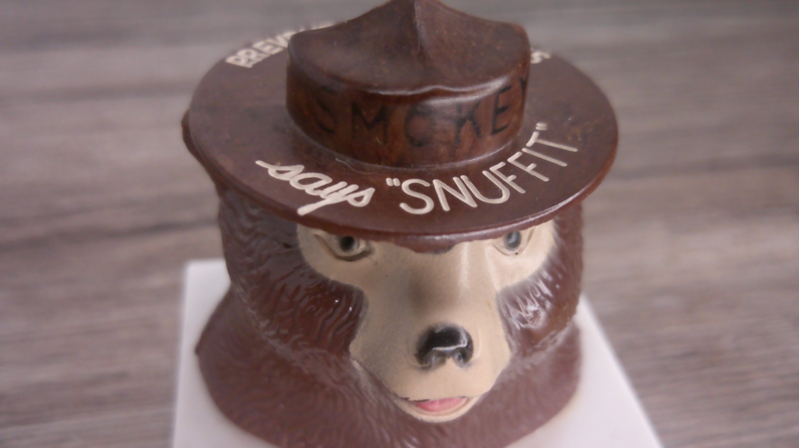 Blue Ridge oparkway advertising cigarette snuffer smokey the bear 1960’s Z132