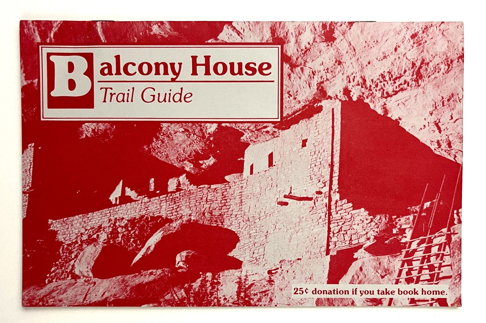 1980s Mesa Verde National Park CO Balcony House Vintage Trail Guide Booklet