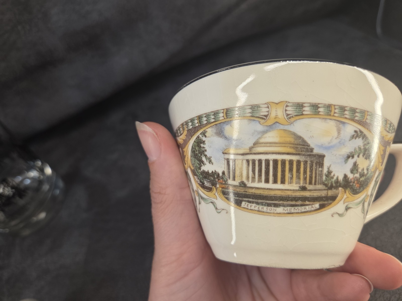 Vintage Travel Souvenir Lot Yellowstone Glass Western Germany Mug Lancaster Jug