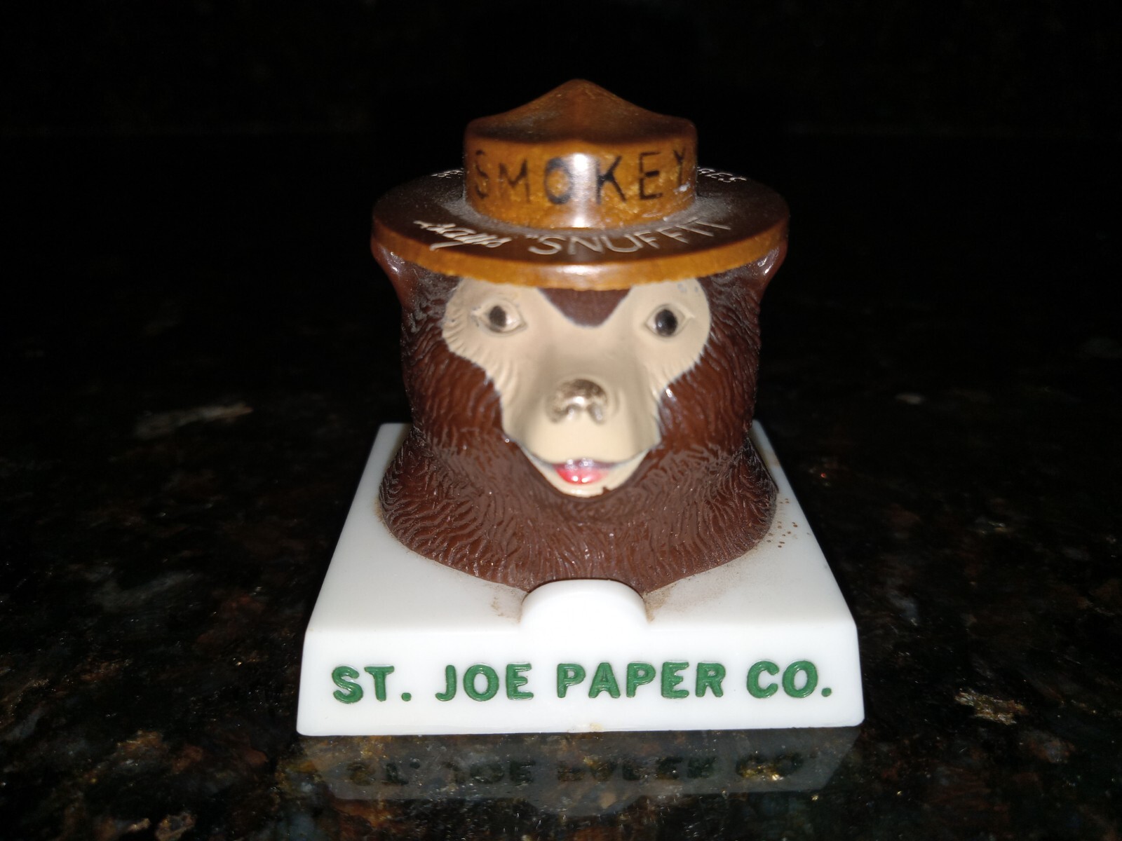 Vintage Smokey The Bear Cigarette Snuffer Smokey Says “SNUFFIT” Original Label