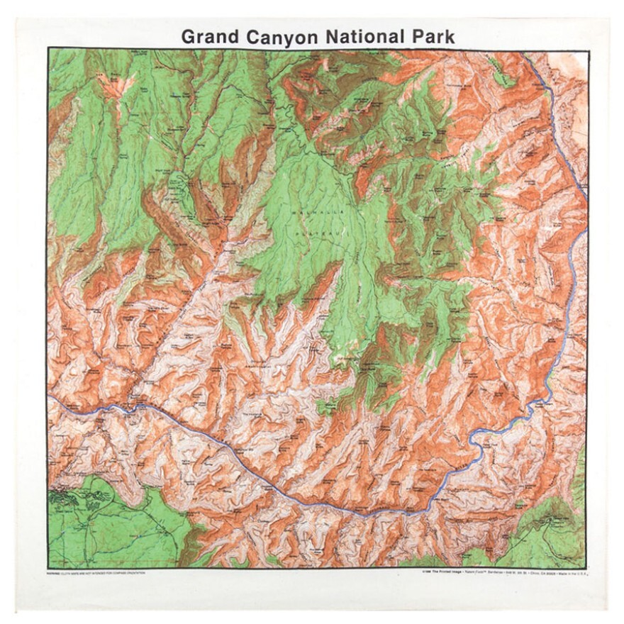 Grand Canyon National Park Bandanna 2-Pack Bundle Arizona Map Nature Facts Info