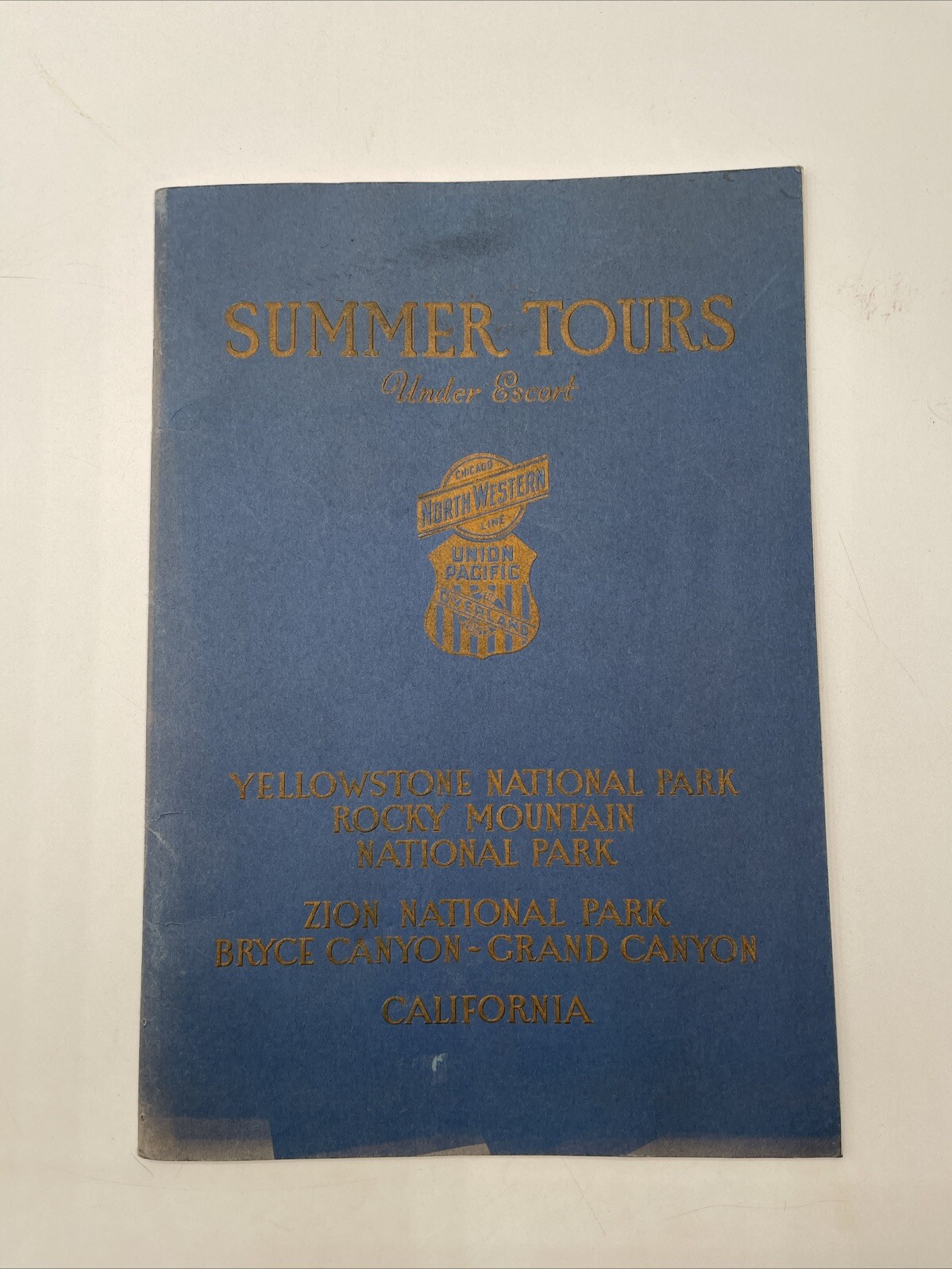 Summer Tours Under Escort Yellowstone/Rocky Mountains/Etc.. 1927