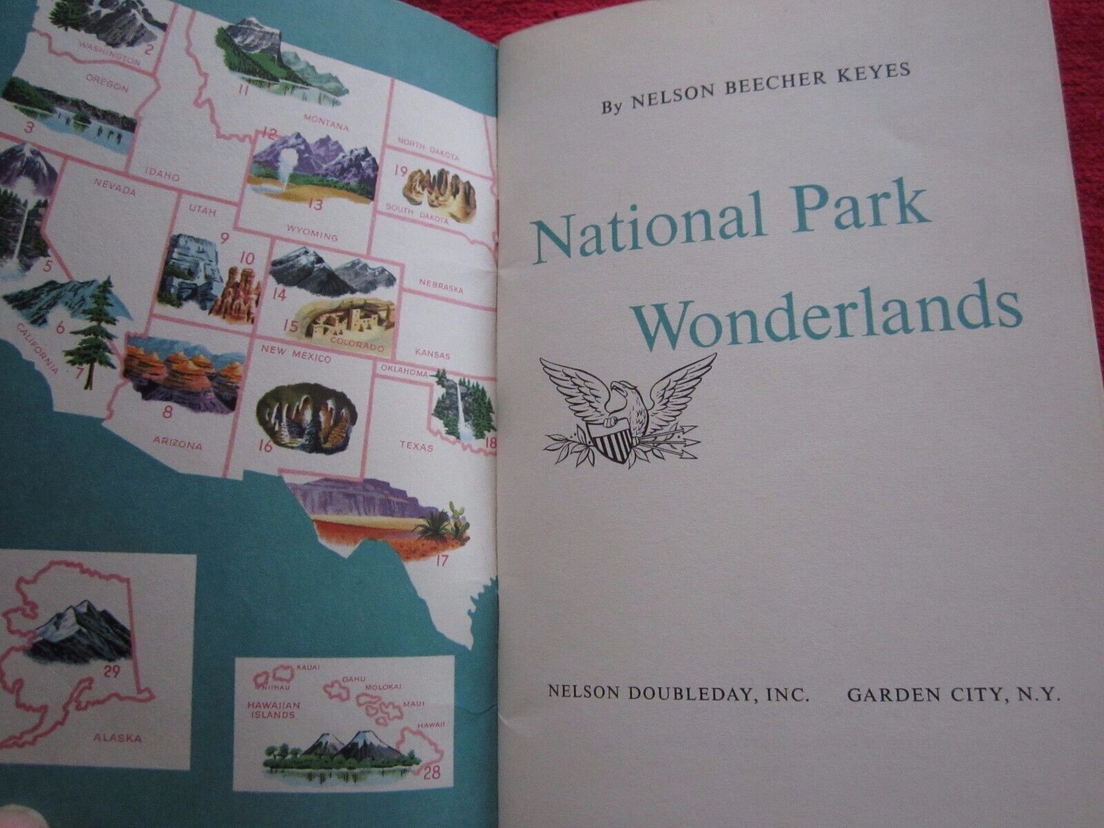 1957 NATIONAL PARK WONDERLANDS 64 PAGE STICKER BOOKLET