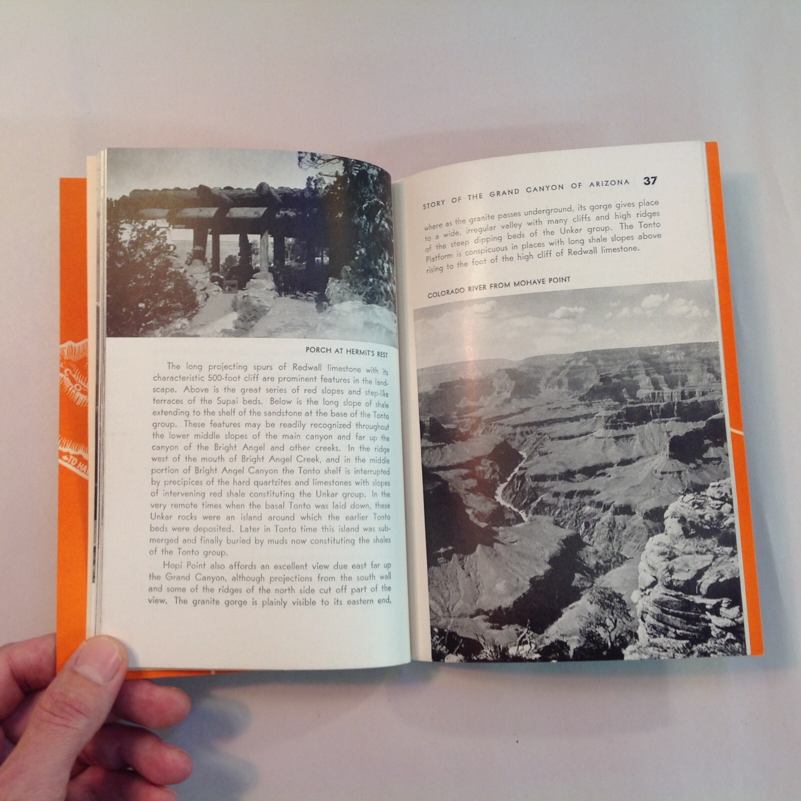 Vintage 1953 Booklet Story of the Grand Canyon How It Was Made Fred Harvey USGS