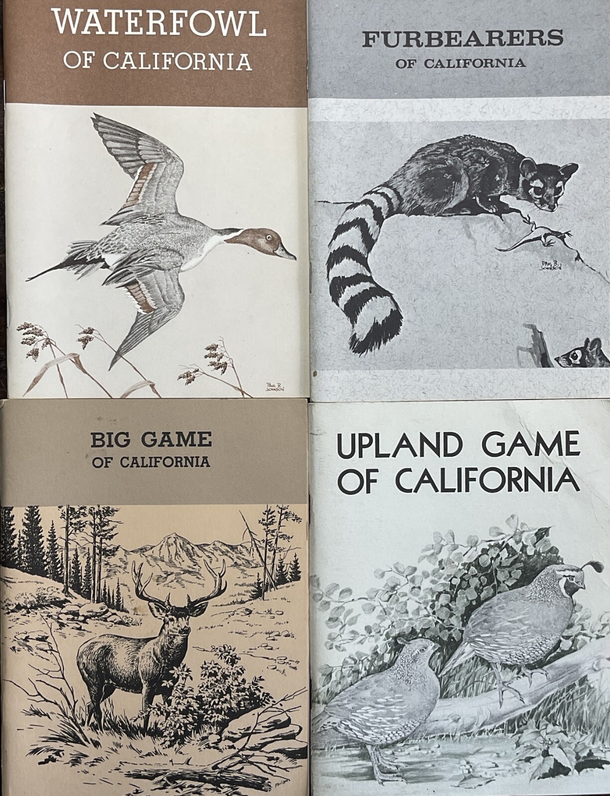 1970s Big Game-Waterfowl-Furbearers Pamphlets-California Dept of Fish & Game-4