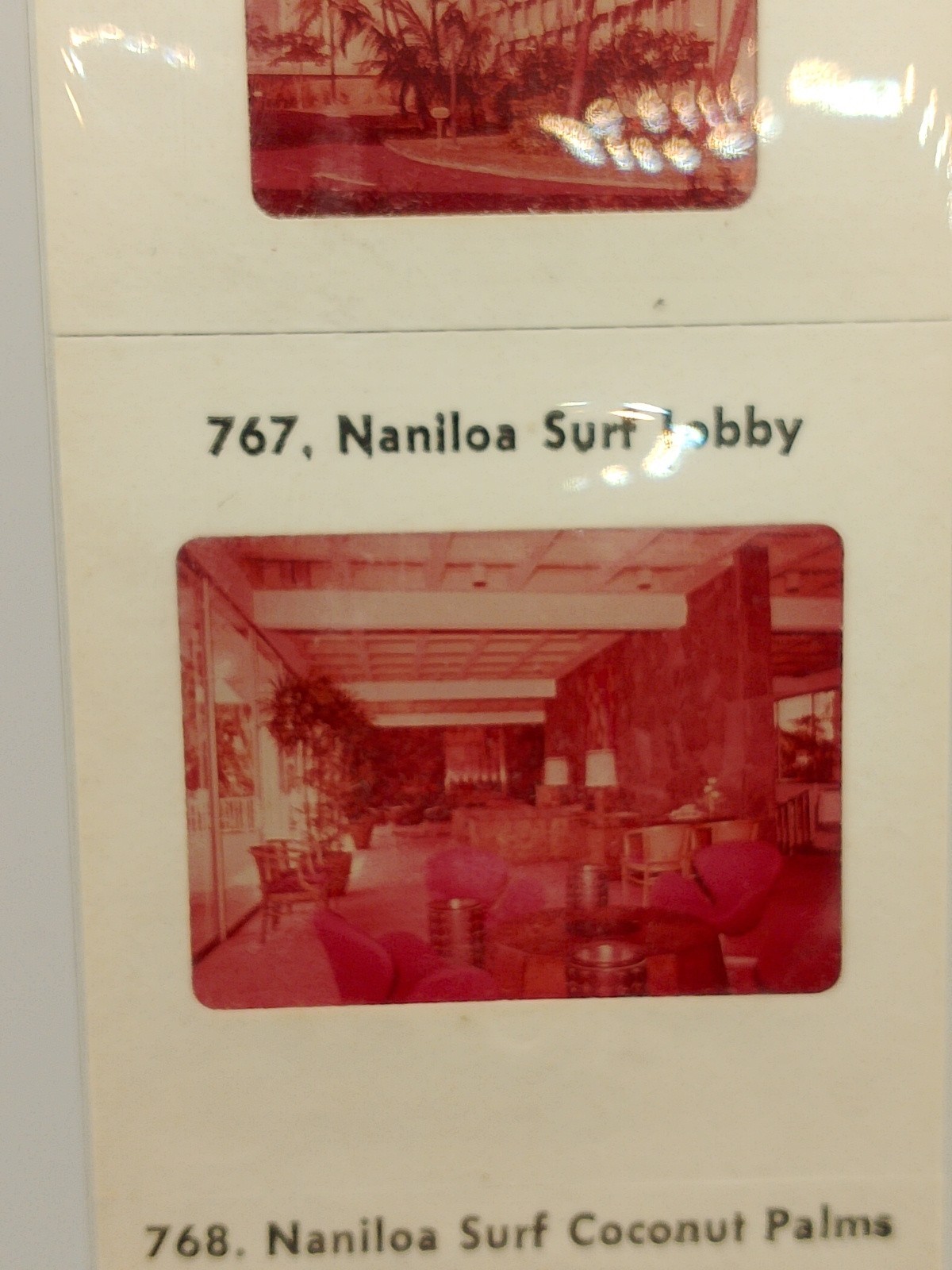 Vintage Kodak Film 5 Color Slides 2″x2″ – Island Of Hawai Naniloa Surf
