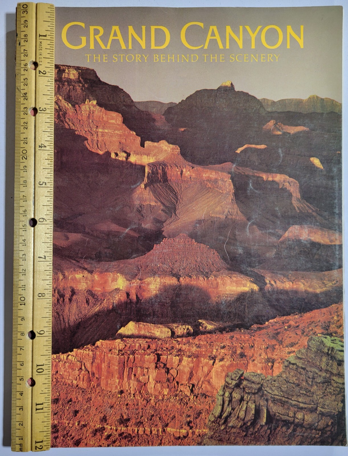 1975 Grand Canyon The Story Behind The Scenery Merrill Beal Photos Map Paperback