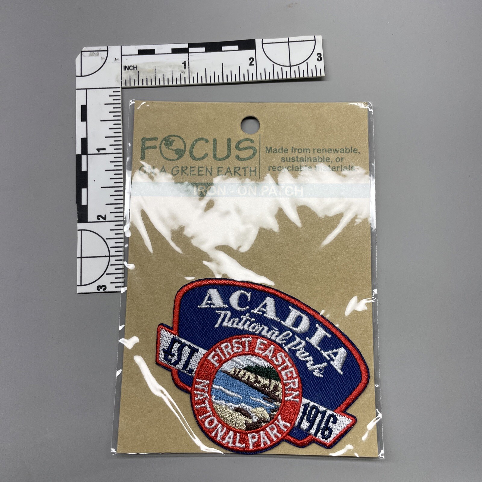 Acadia National Park Maine Coast Est 1916 Embroidered Patch Badge