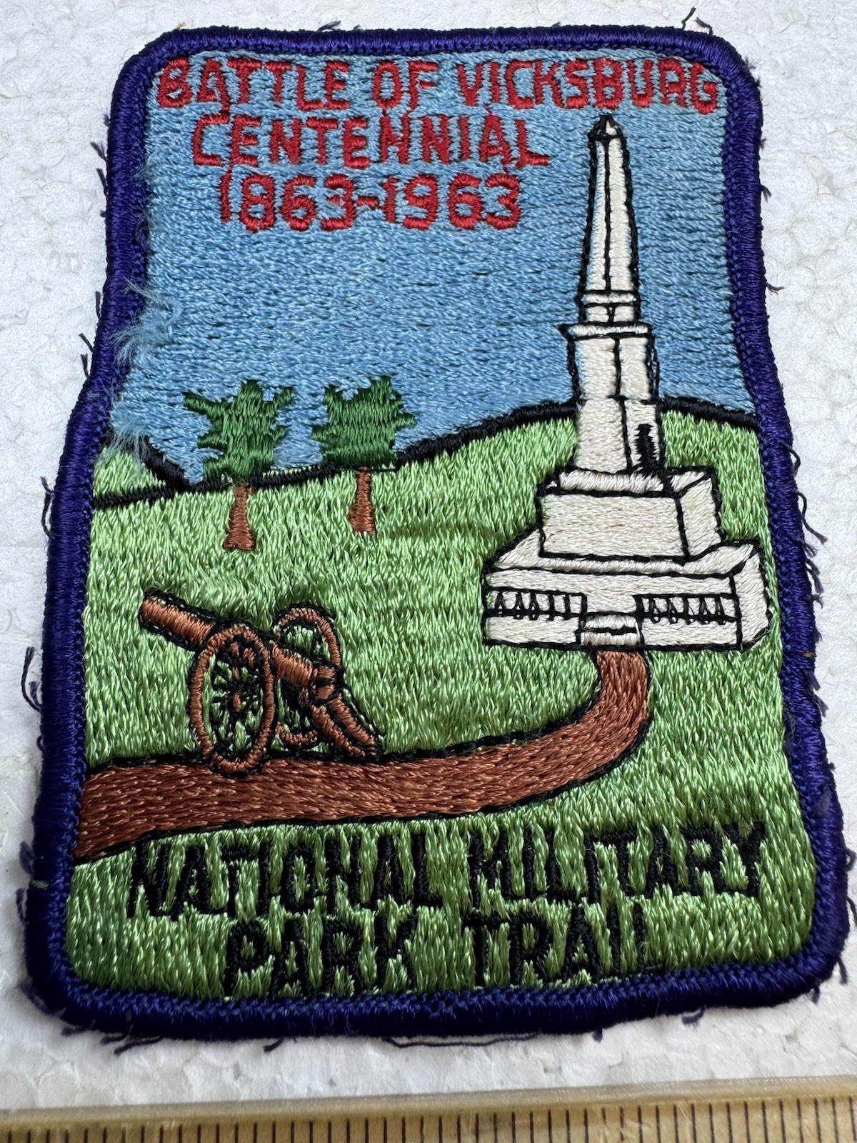 Vintage 1963 Battle Of Vicksburg Centennial Patch