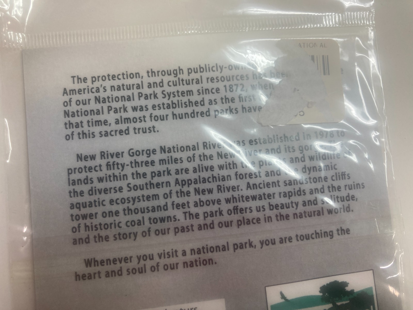 New River Gorge National River WV West Virginia National Park Patch