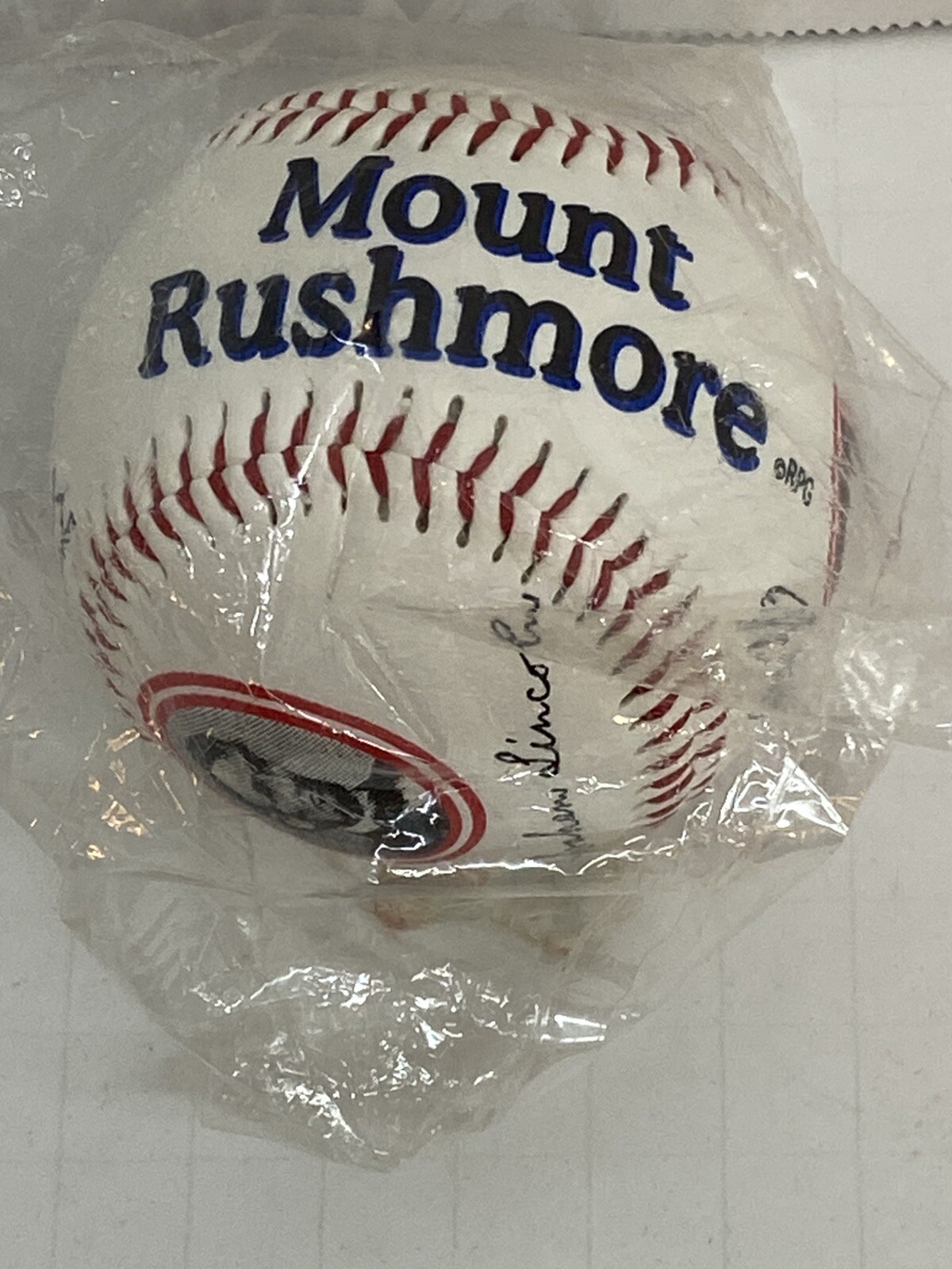 Mount Rushmore MVP Most Valuable President Souvenir Baseball From RPG, Inc.
