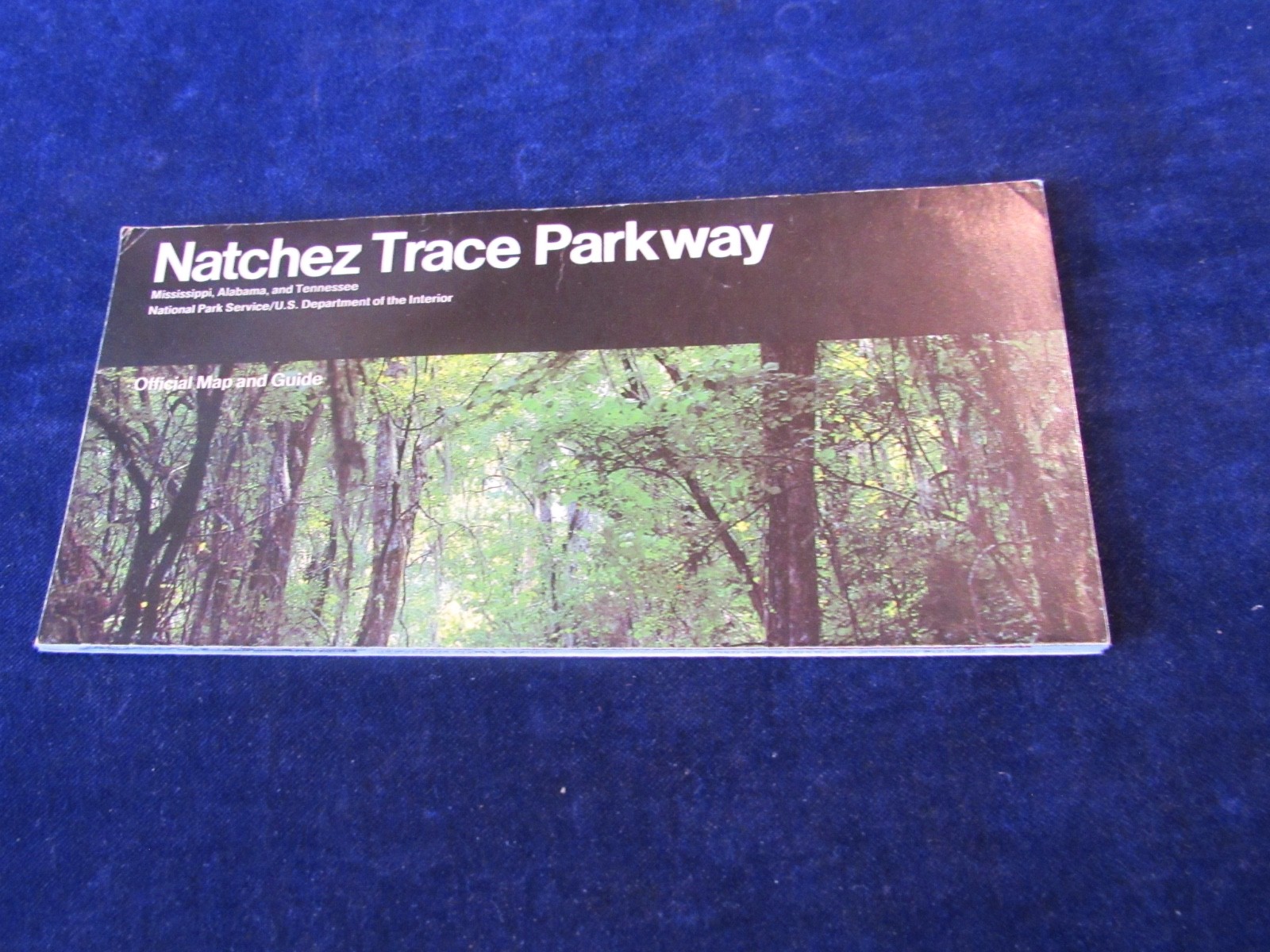 Vtg Natchez Trace Parkway & Melrose National Park Brochure Lot of2 MS TN AL C532