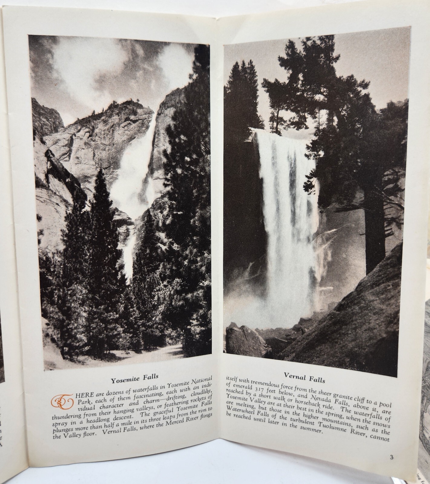 Yosemite and the Mariposa Big Trees Travel Brochure Transportion c.1920s