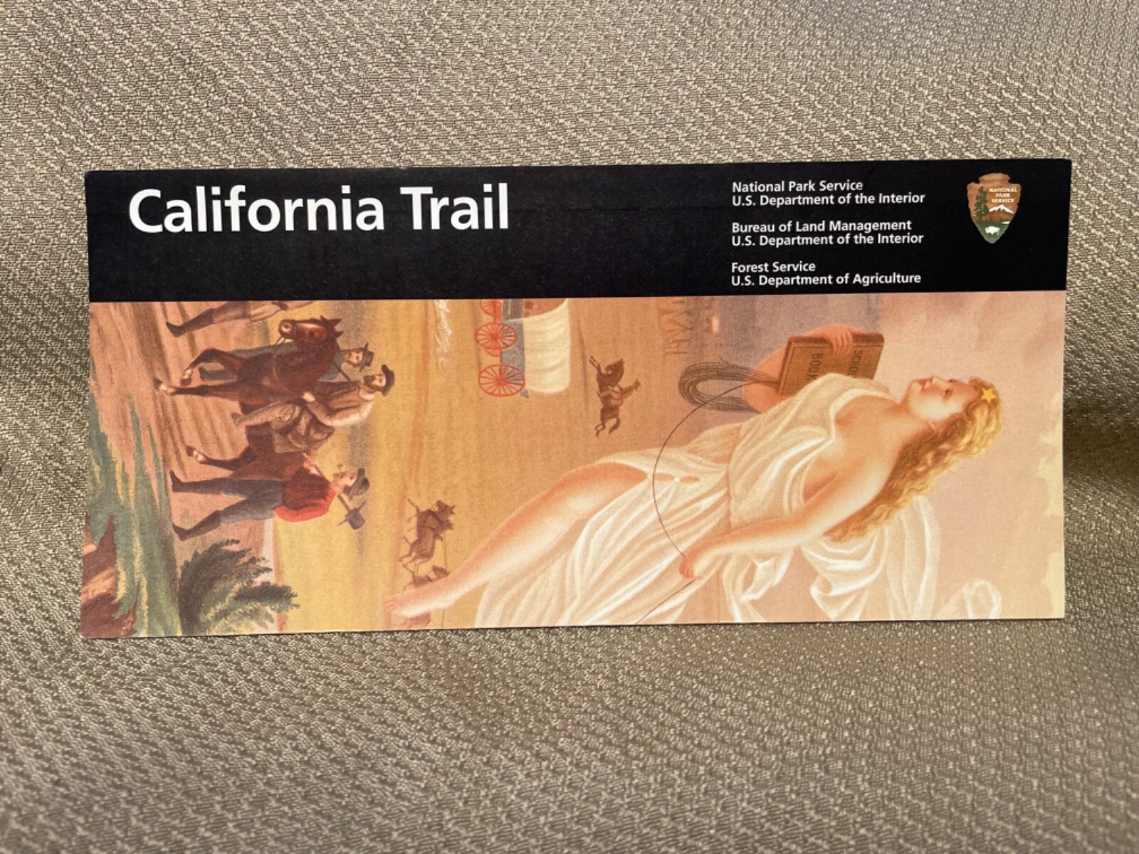 National Park Unigrid Map California Trail 2015
