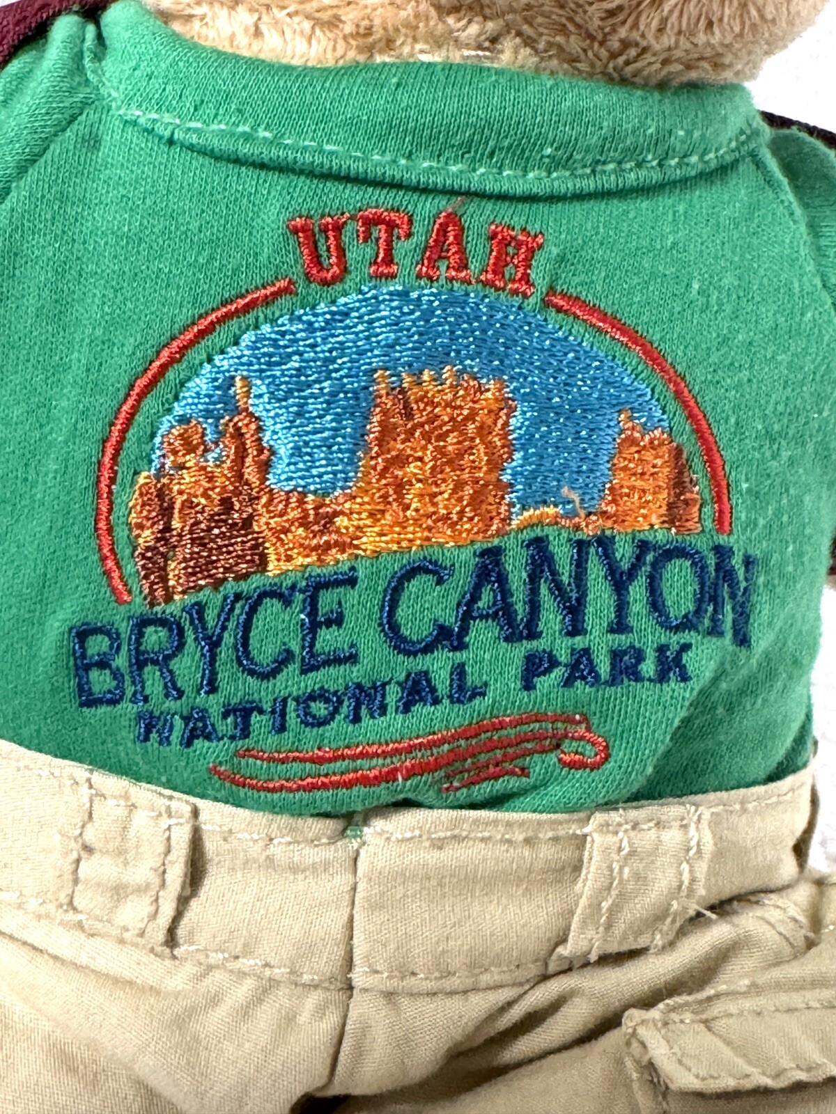 Bryce Canyon National Park Utah Plush Teddy Bear Camper Hiker Backpack 10”