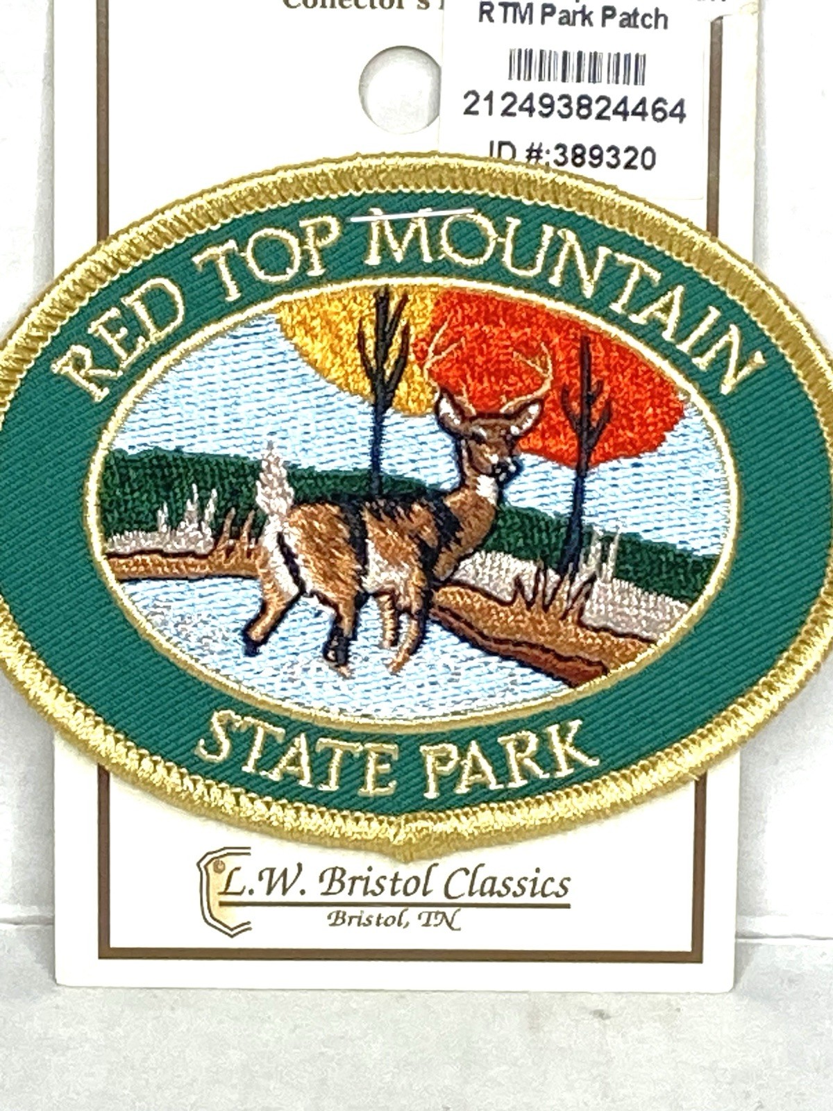 Red Top Mountain Park Patch L W Bristol Classics Collectors Deer Trees