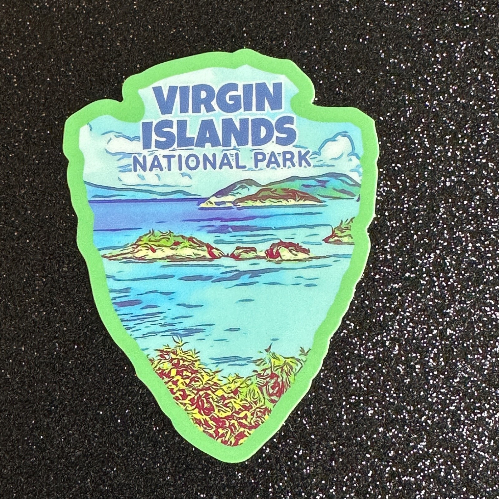 Virgin Islands National Park Weatherproof Vinyl Sticker