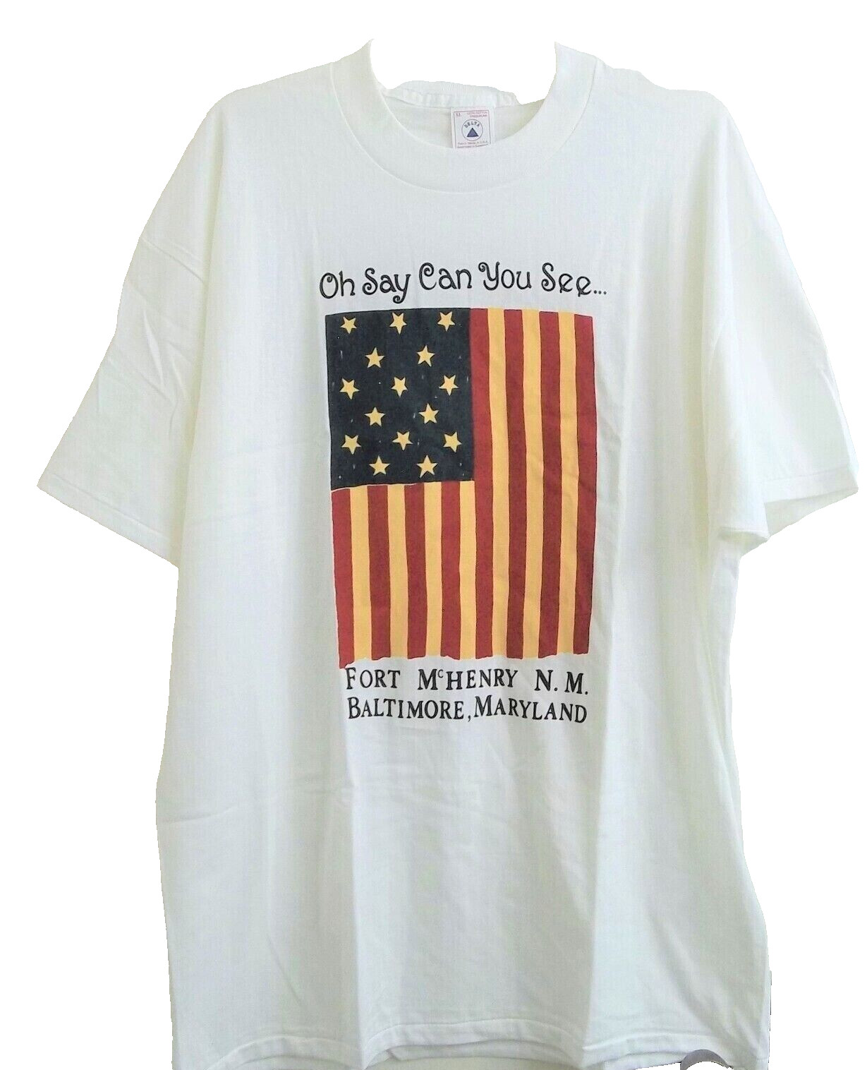 Fort McHenry National Monument T-Shirt Adult XLT X-Large Tall Baltimore MD New