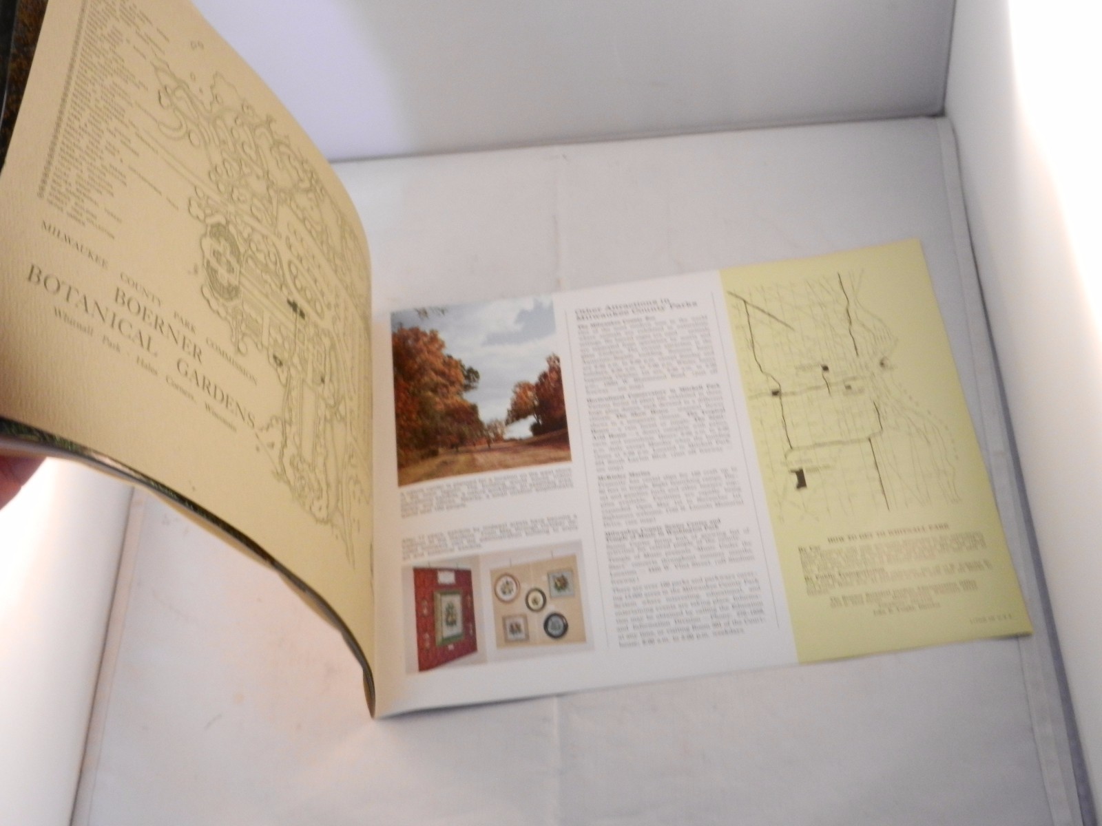 VINTAGE THE BOERNER BOTANICAL GARDENS SOUVENIR BOOKLET 1968