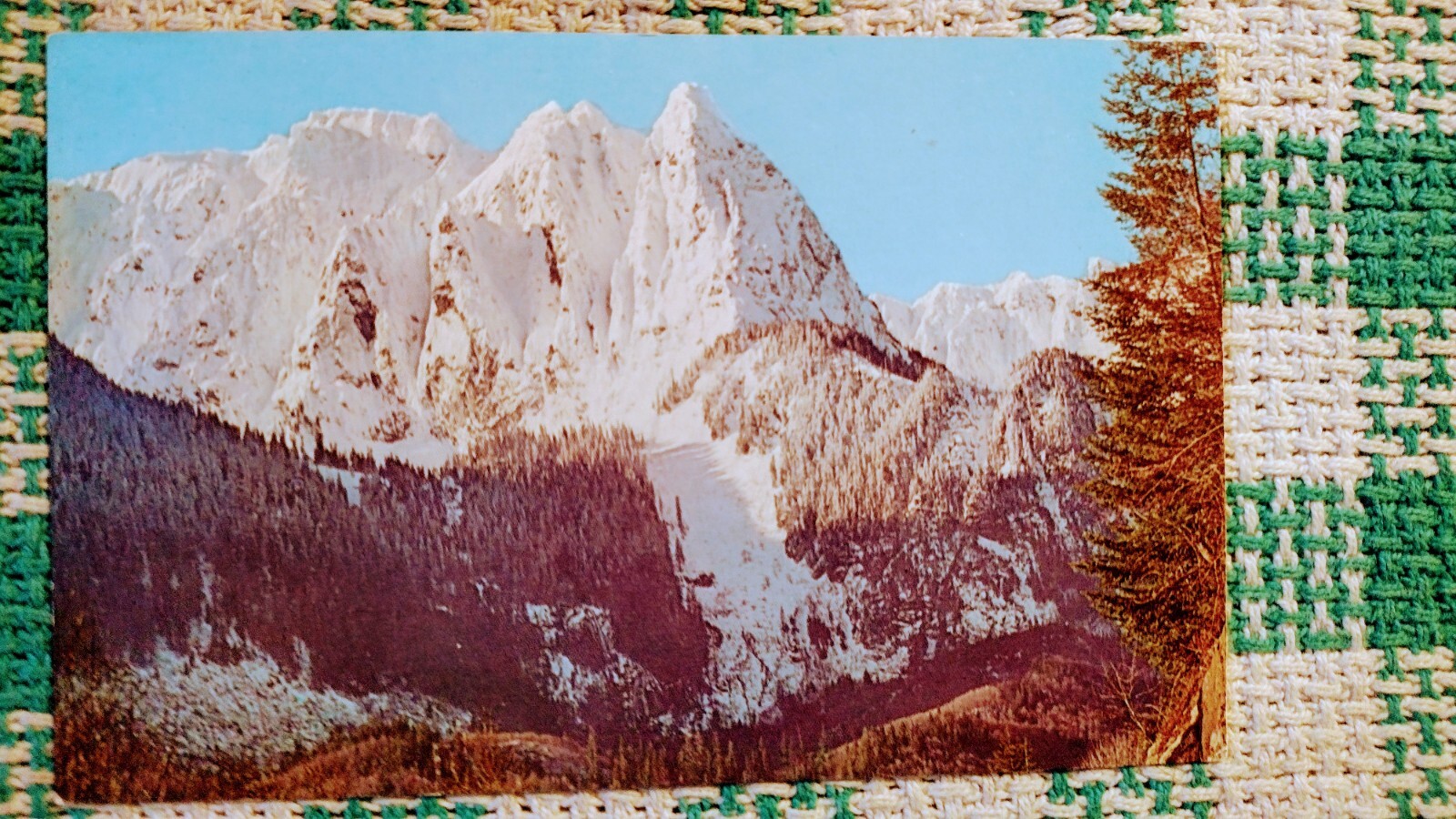 VINTAGE POST CARD MOUNT INDEX STEVENS PASS HIGHWAY WASHINGTON