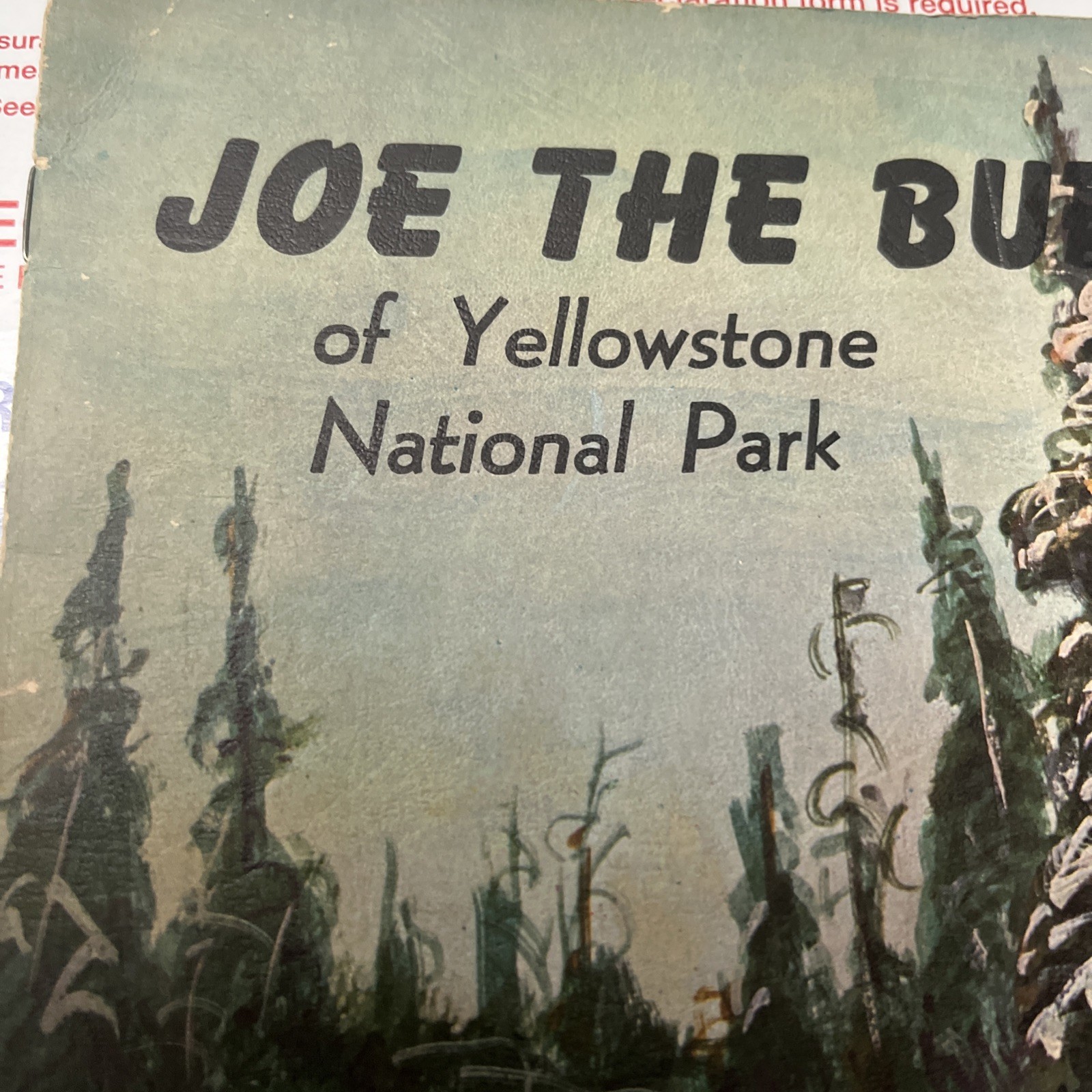 Vintage Yellowstone National Park & Buffalo Bill Cody Country Story Book