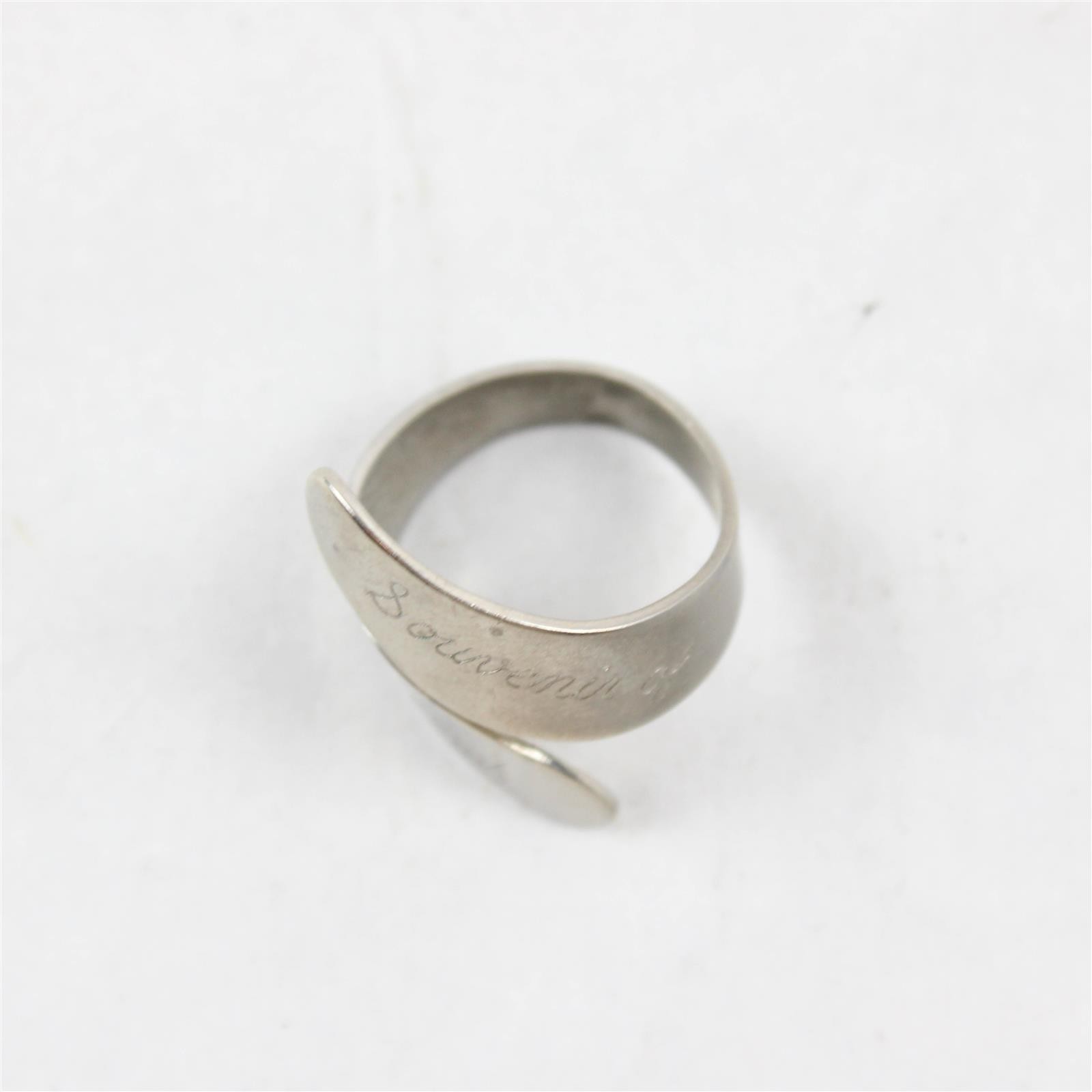 Yellowstone National Park Silver Plated Souvenir Ring Size 7