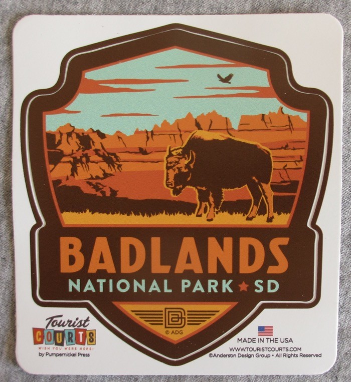 Badlands National Park Vinyl Sticker New