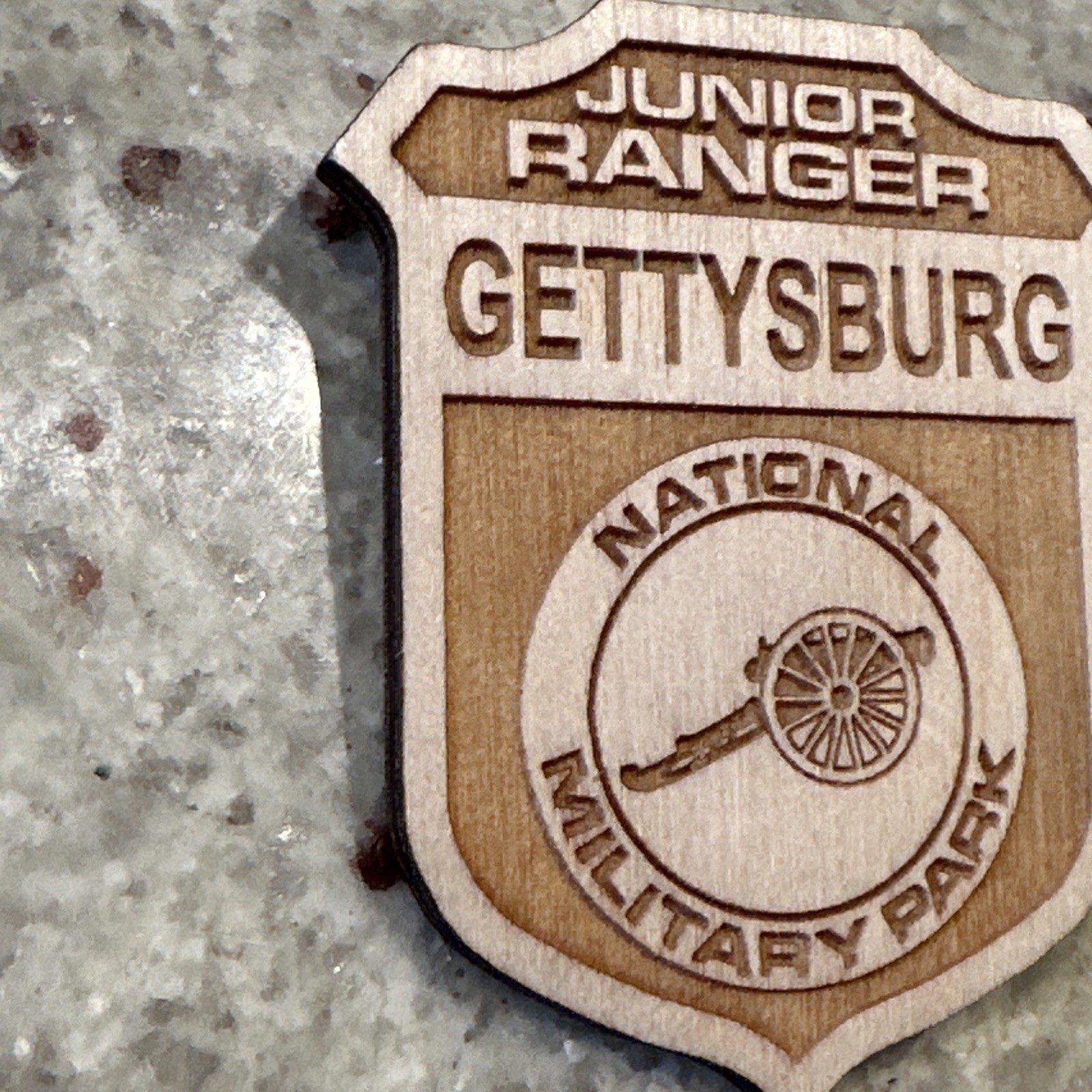 Gettysburg National Military Park Junior Ranger Badge Civil War Pin NPS